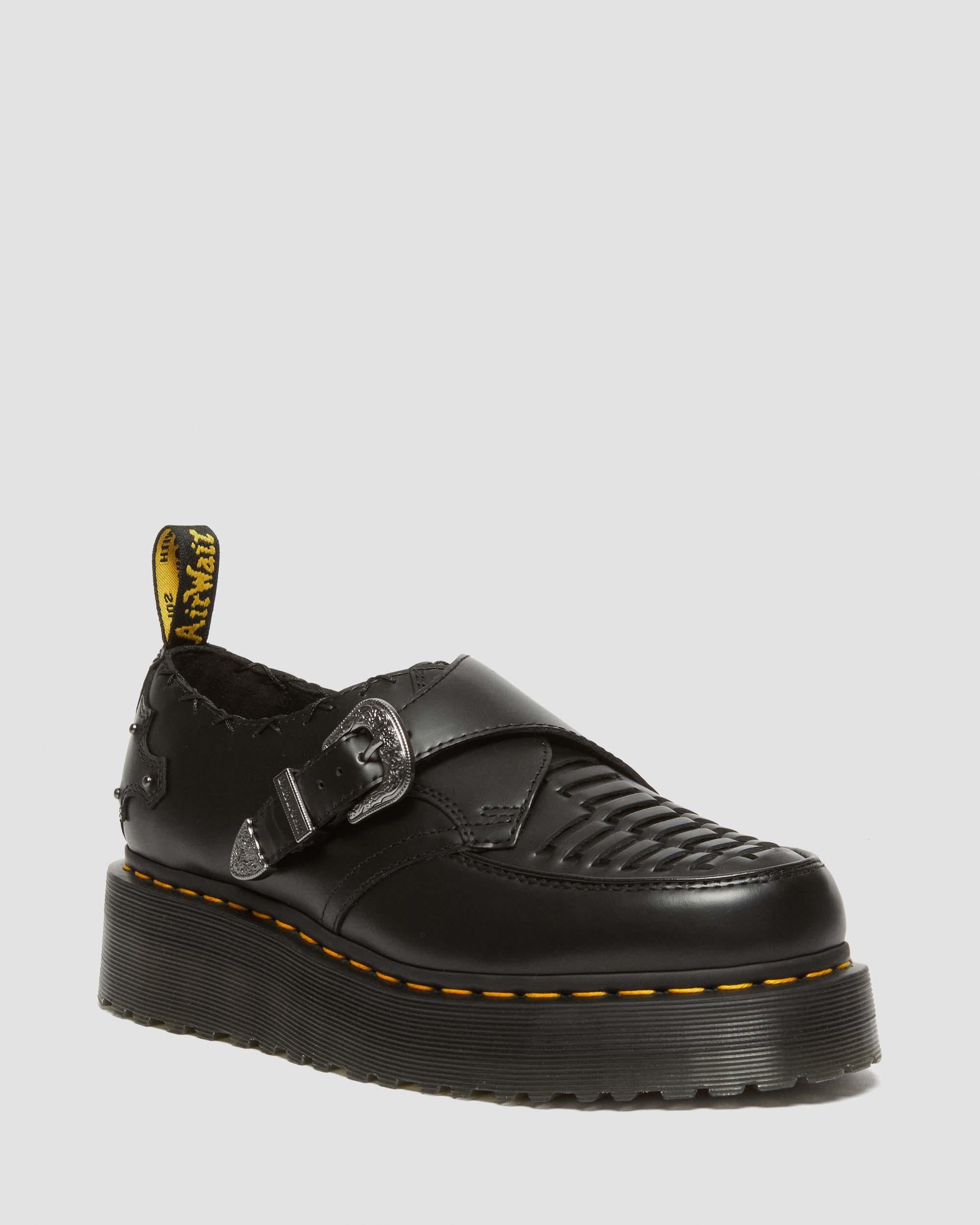 RAMSEY QUAD MONK 光面皮鞋| Dr. Martens 香港網上商店