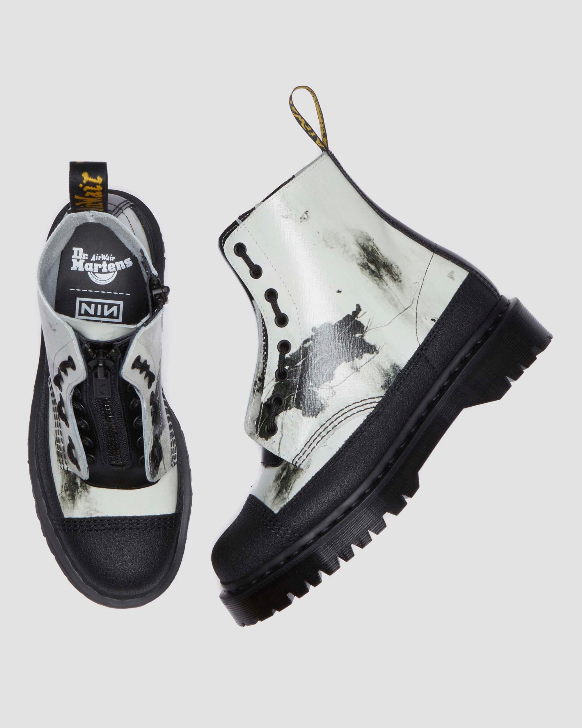 Nine Inch Nails 1460 Leather Ankle Boots