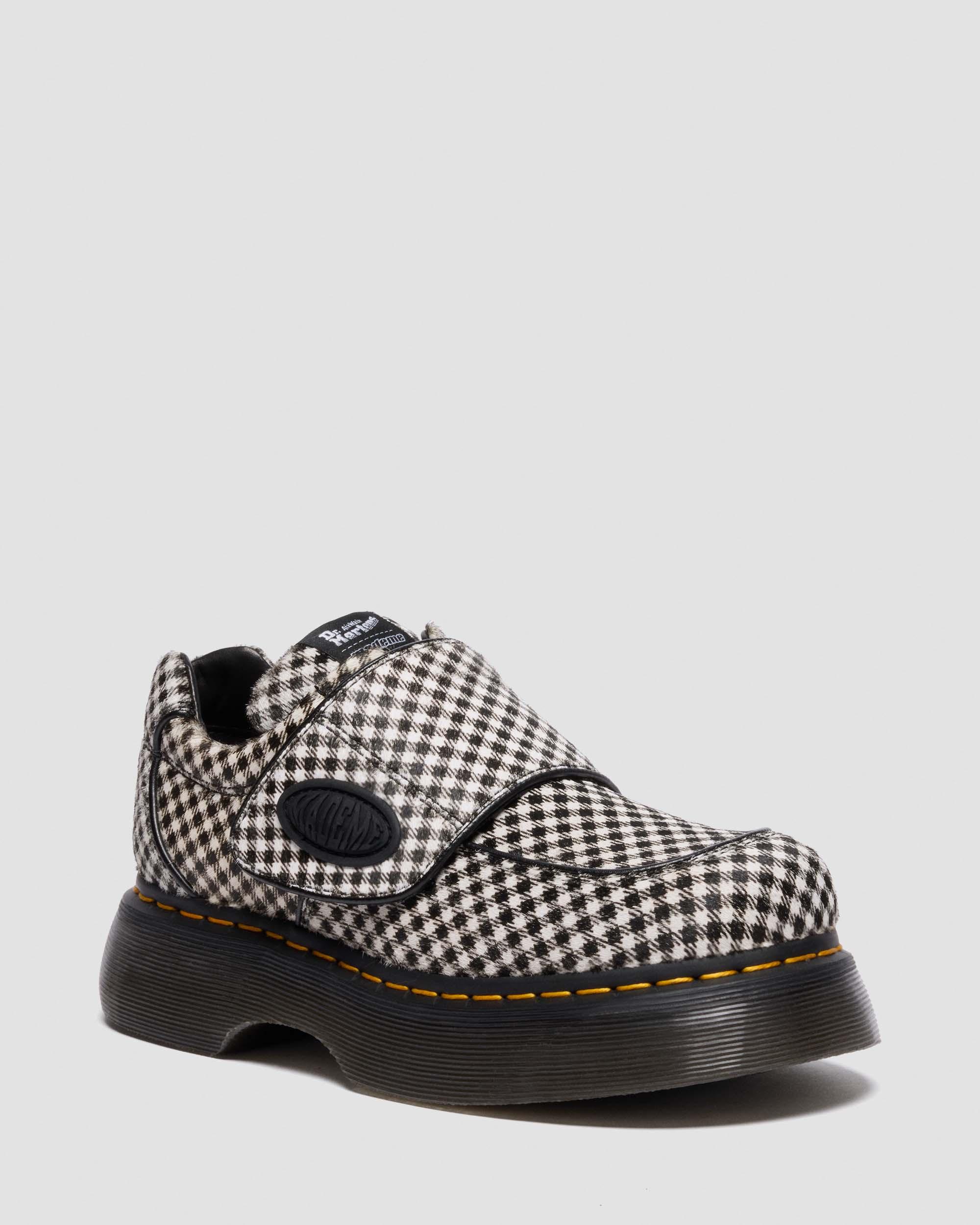 Buzz Strap MadeMe Hair-On Leather Shoes