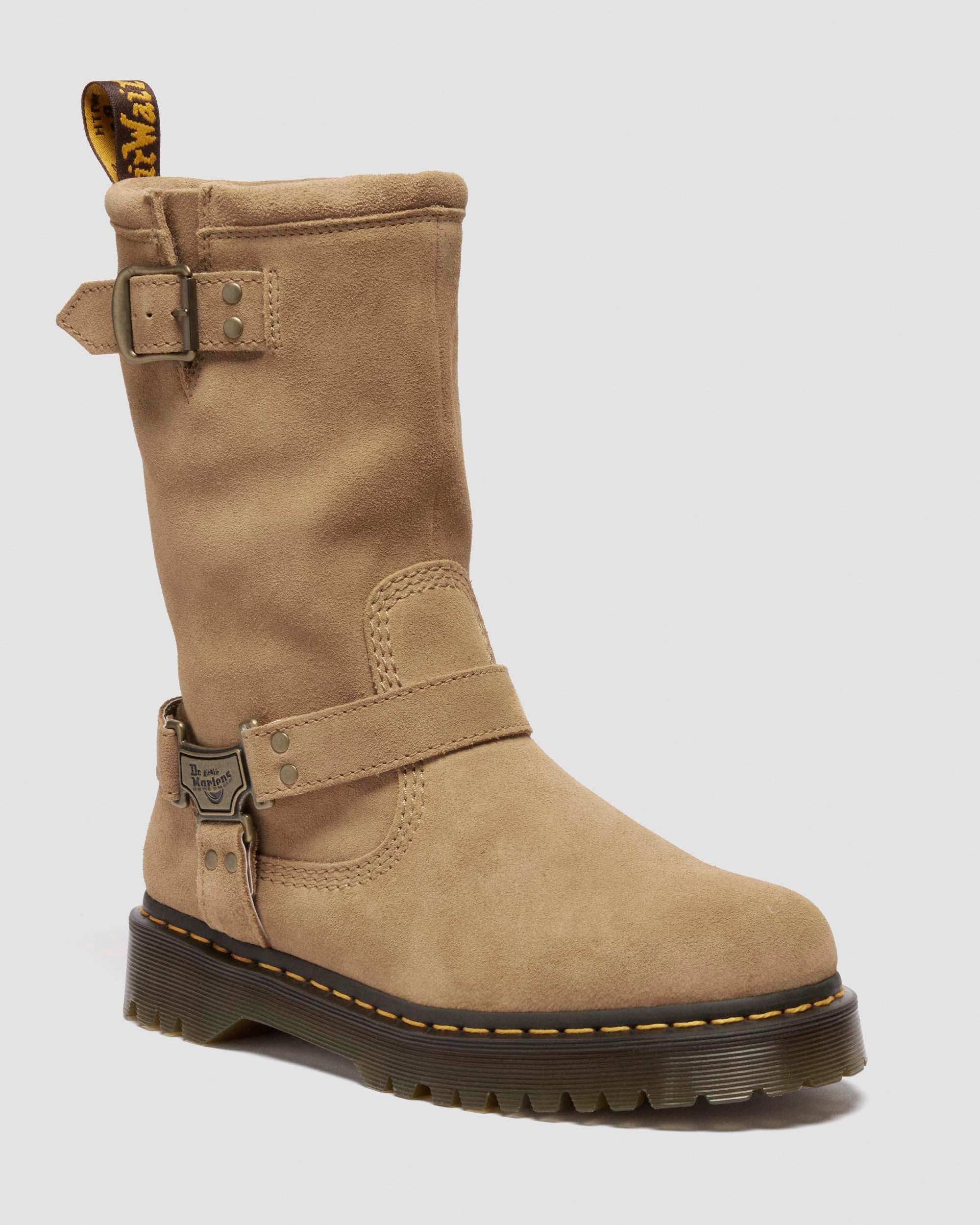 Anistone Hi Suede Biker Boots