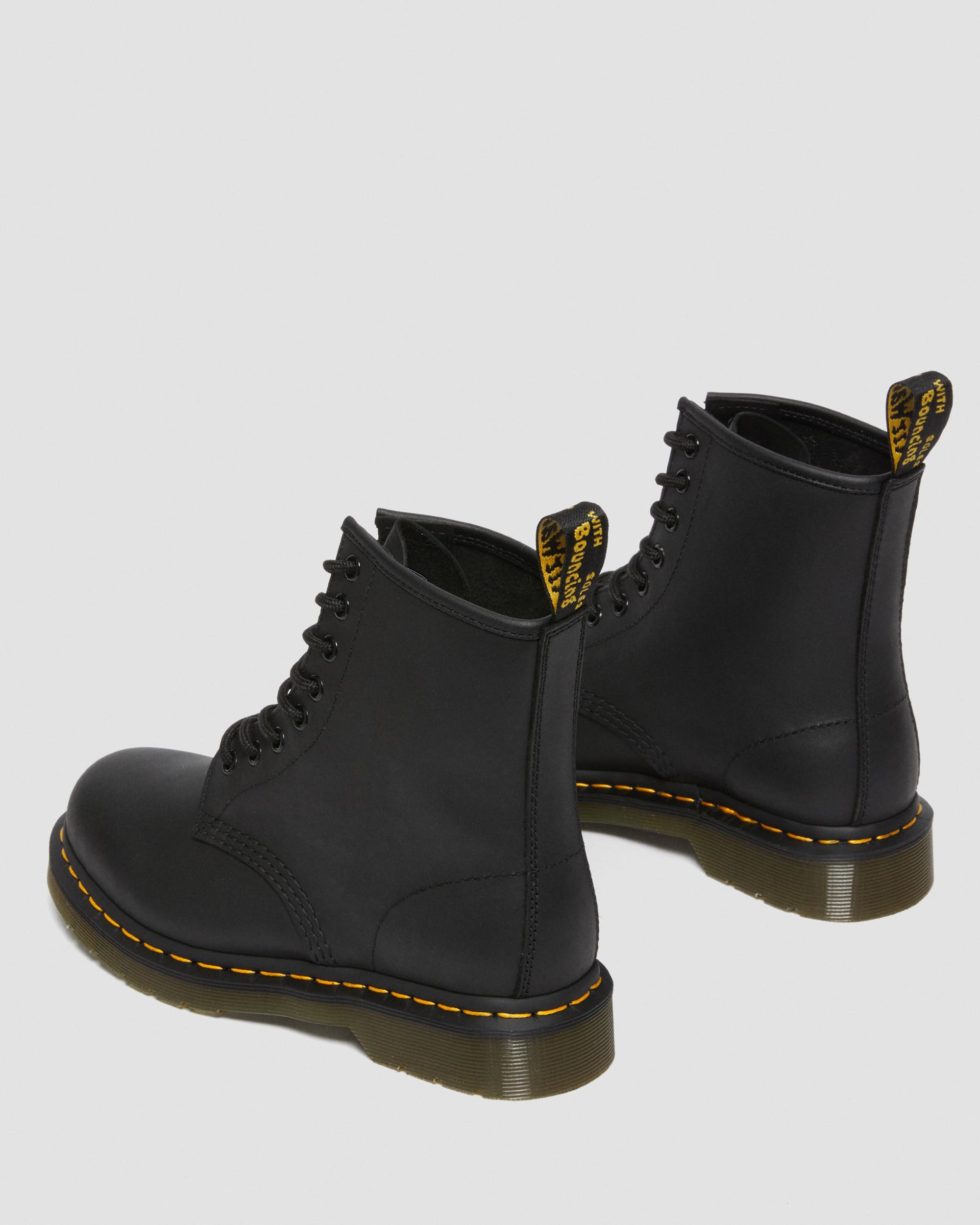 1460 Greasy Leather Boots