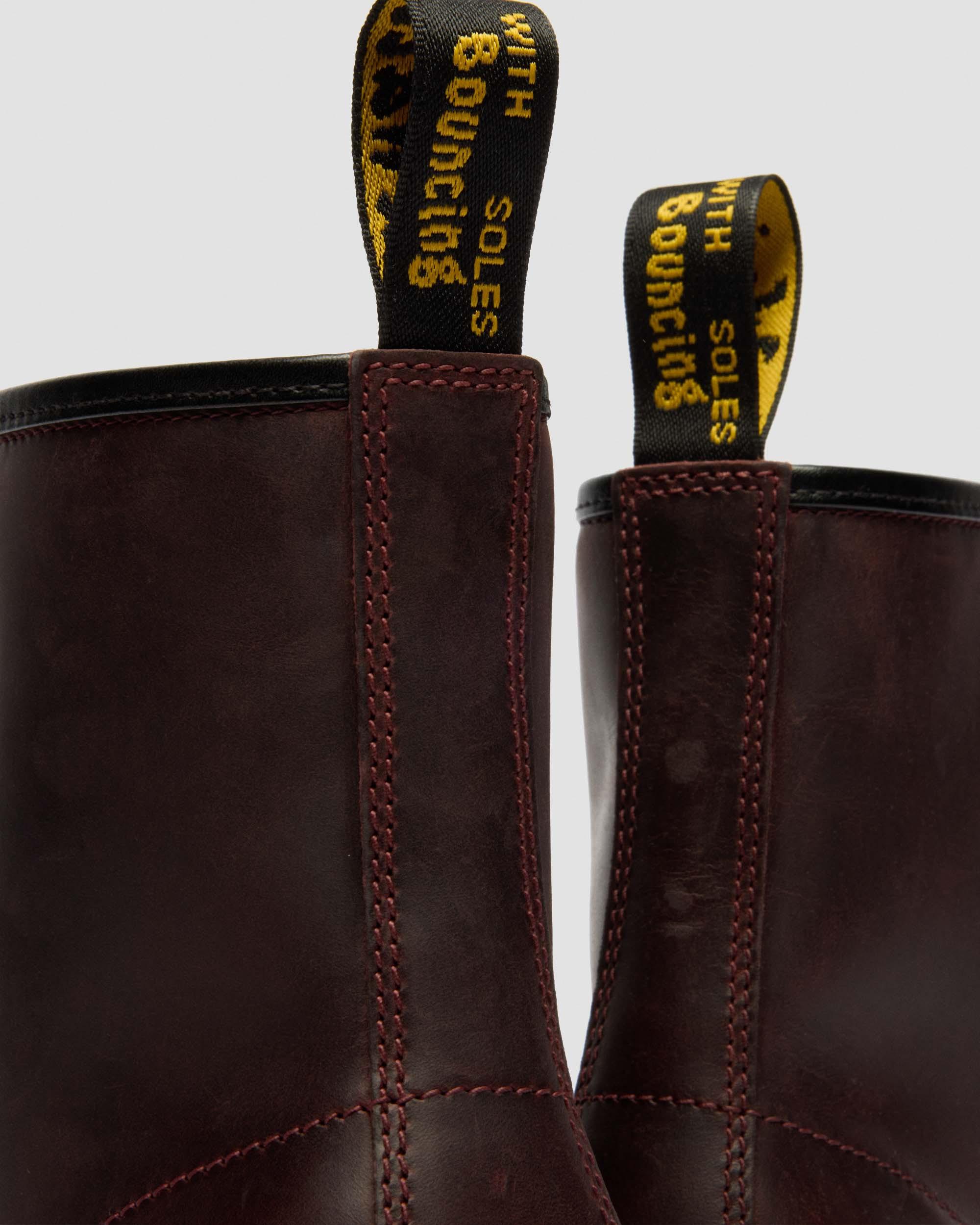1460 Crazy Horse Leather Ankle Boots