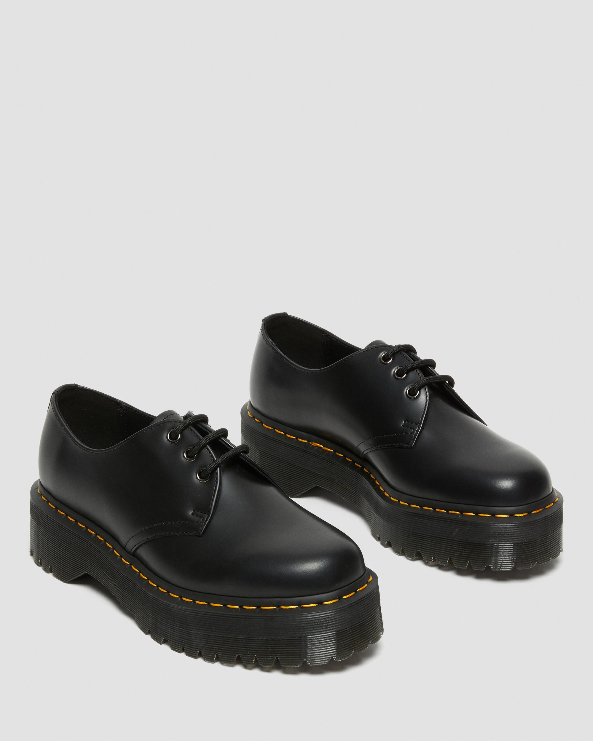 1461 Quad Polished Smooth Leather Shoes