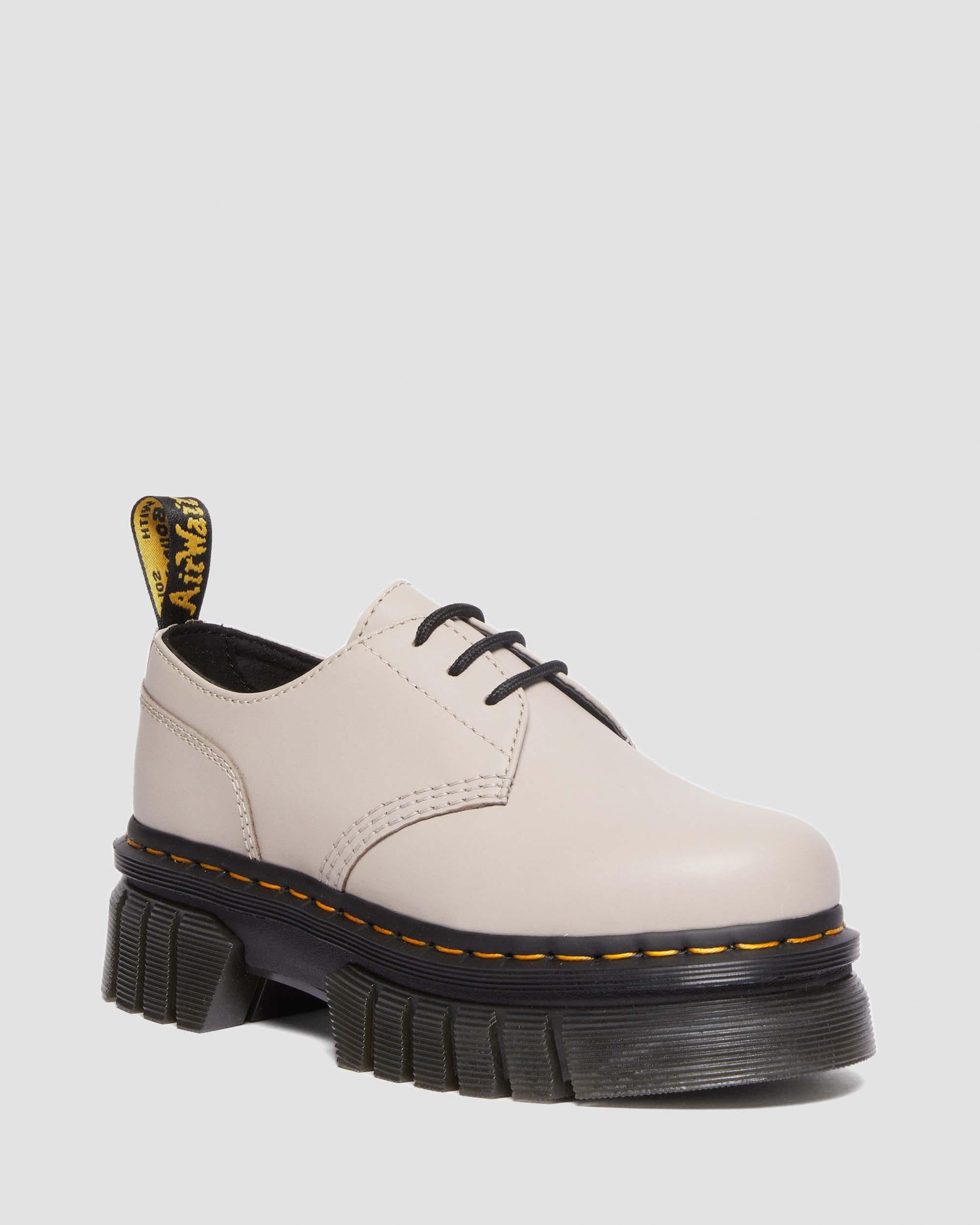 Audrick Nappa Lux 3-Eye Leather Platform Shoes