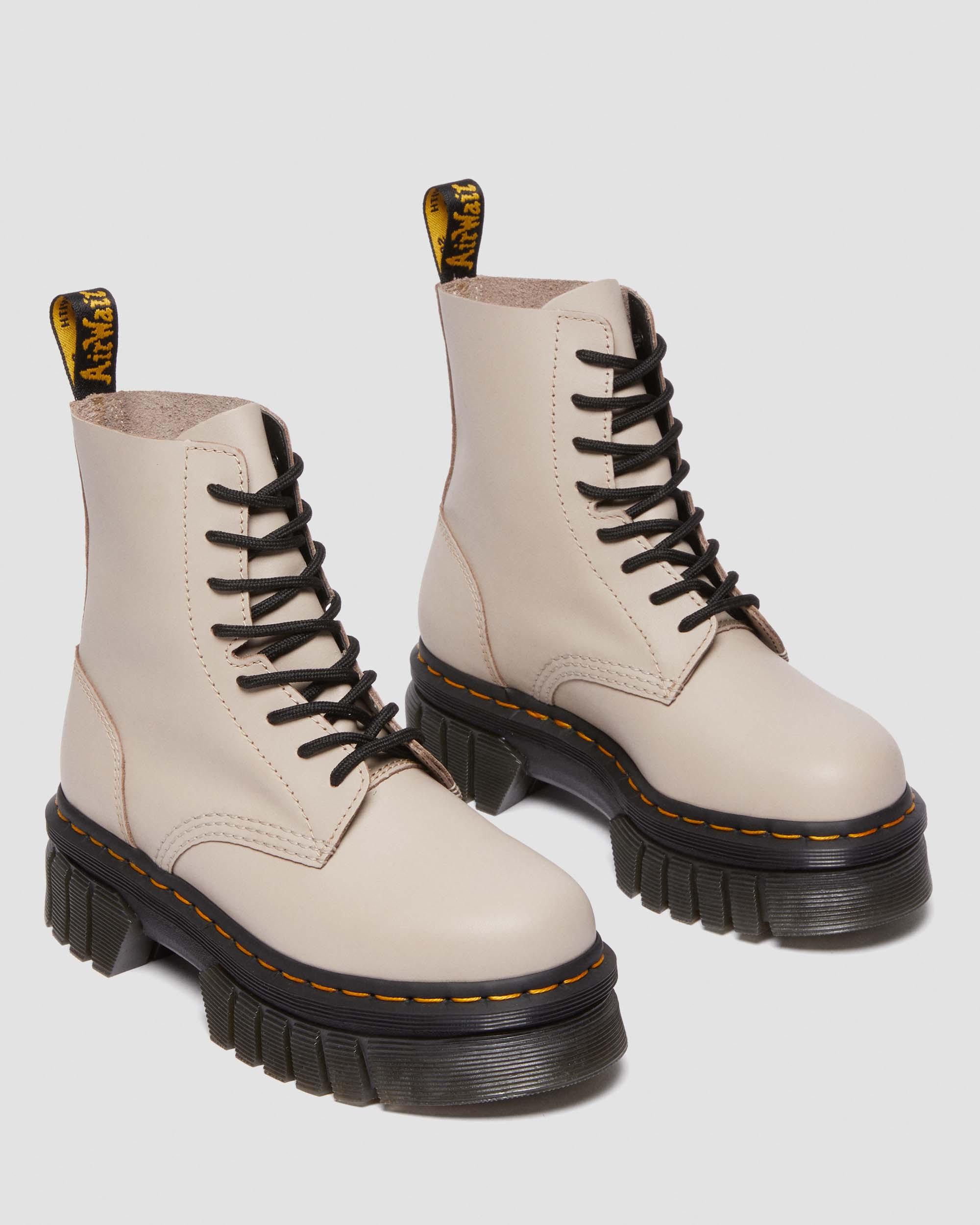 Audrick Nappa Lux 8-eye Leather Platform Boots