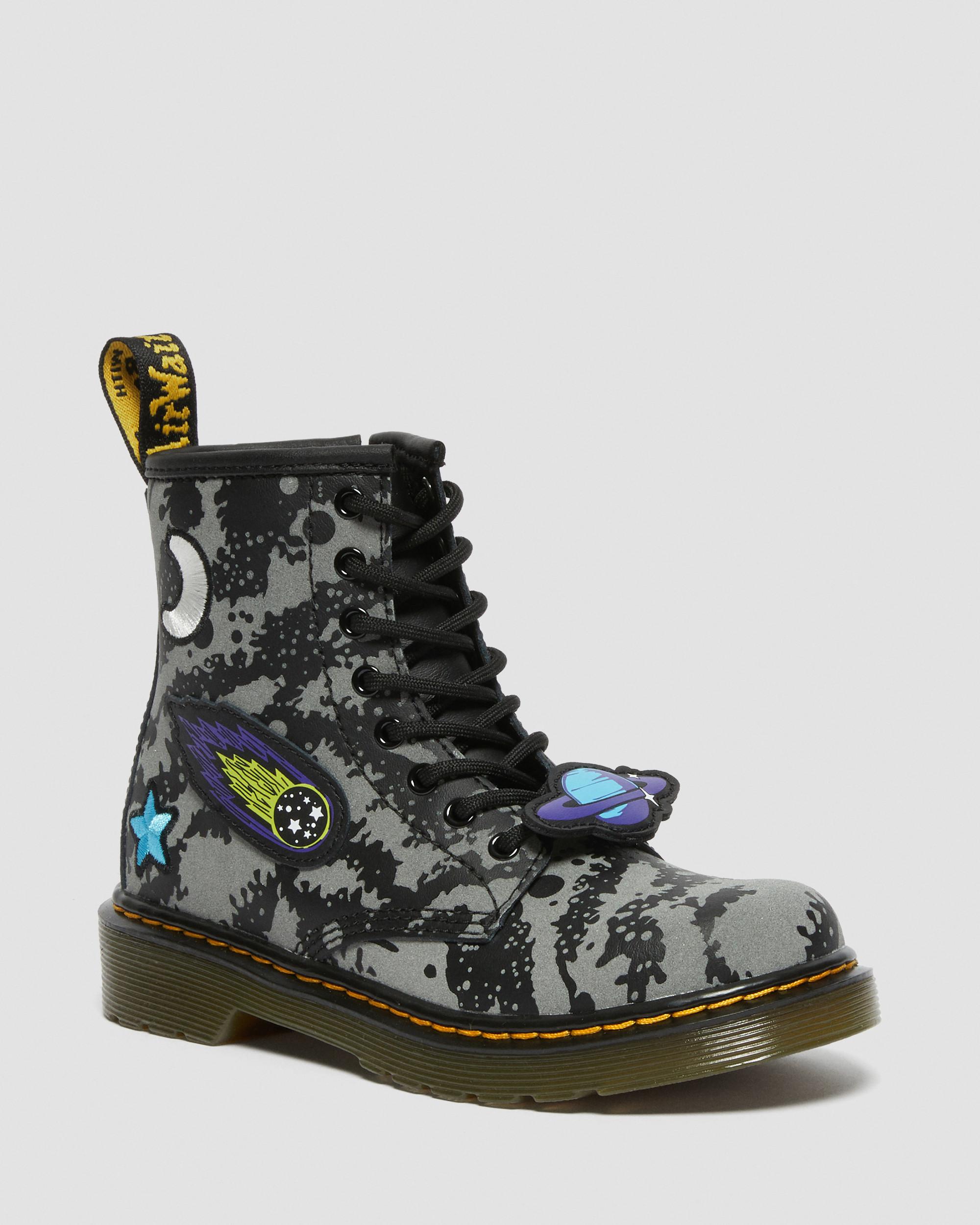 1460 Cosmic Print Hydro Junior Leather Boots