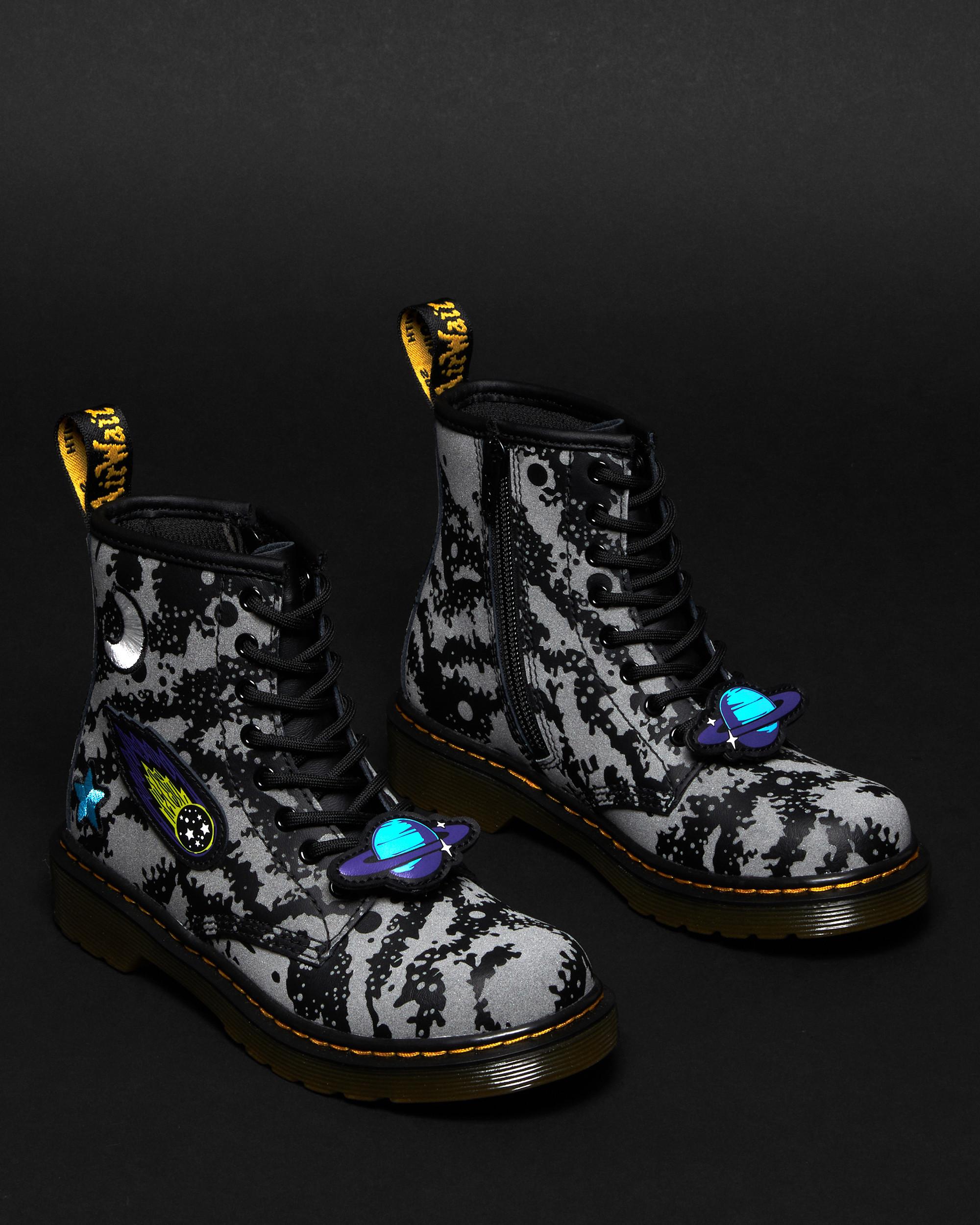 1460 Cosmic Print Hydro Junior Leather Boots
