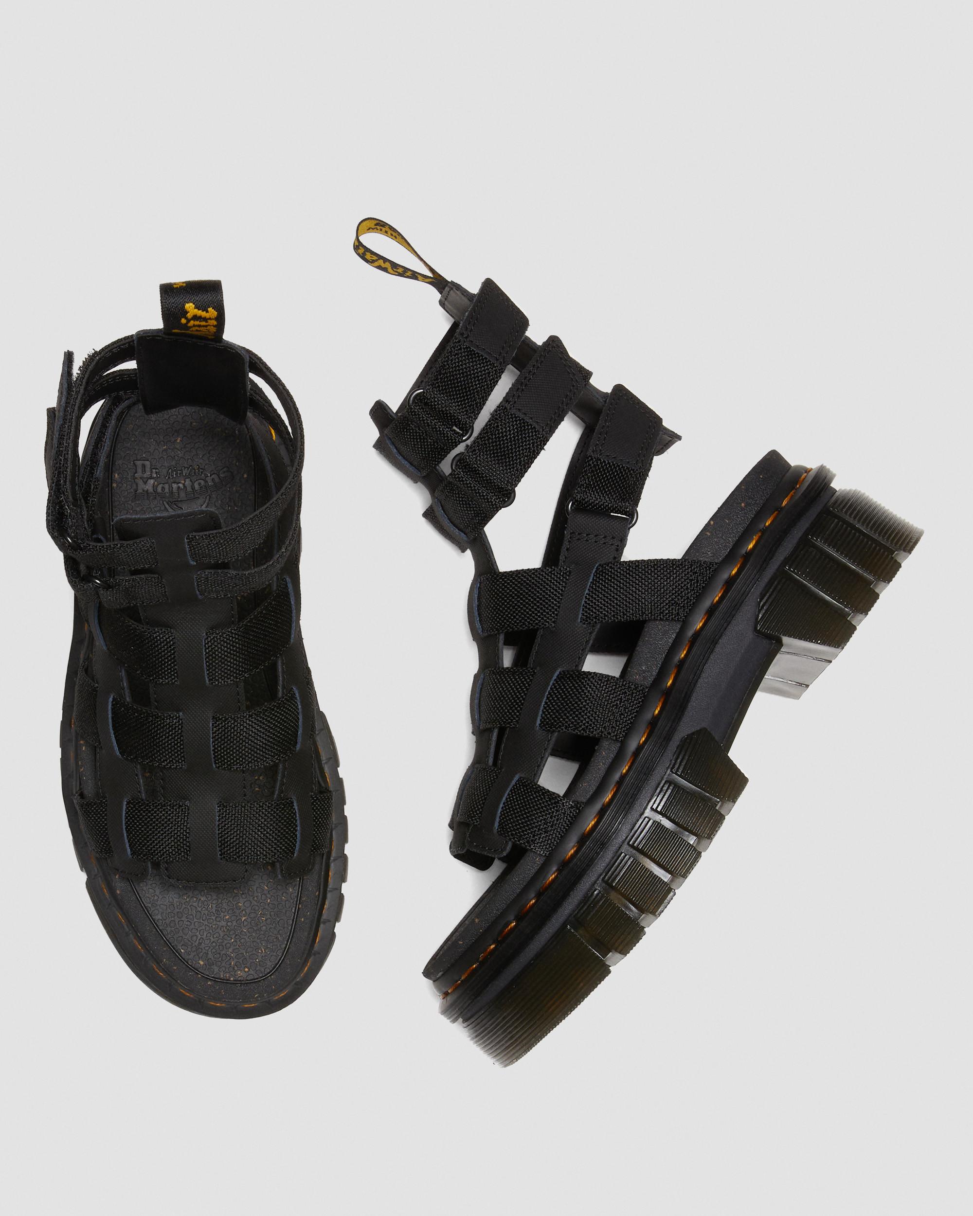 Ricki Gladiator Synthetic Leather Sandals