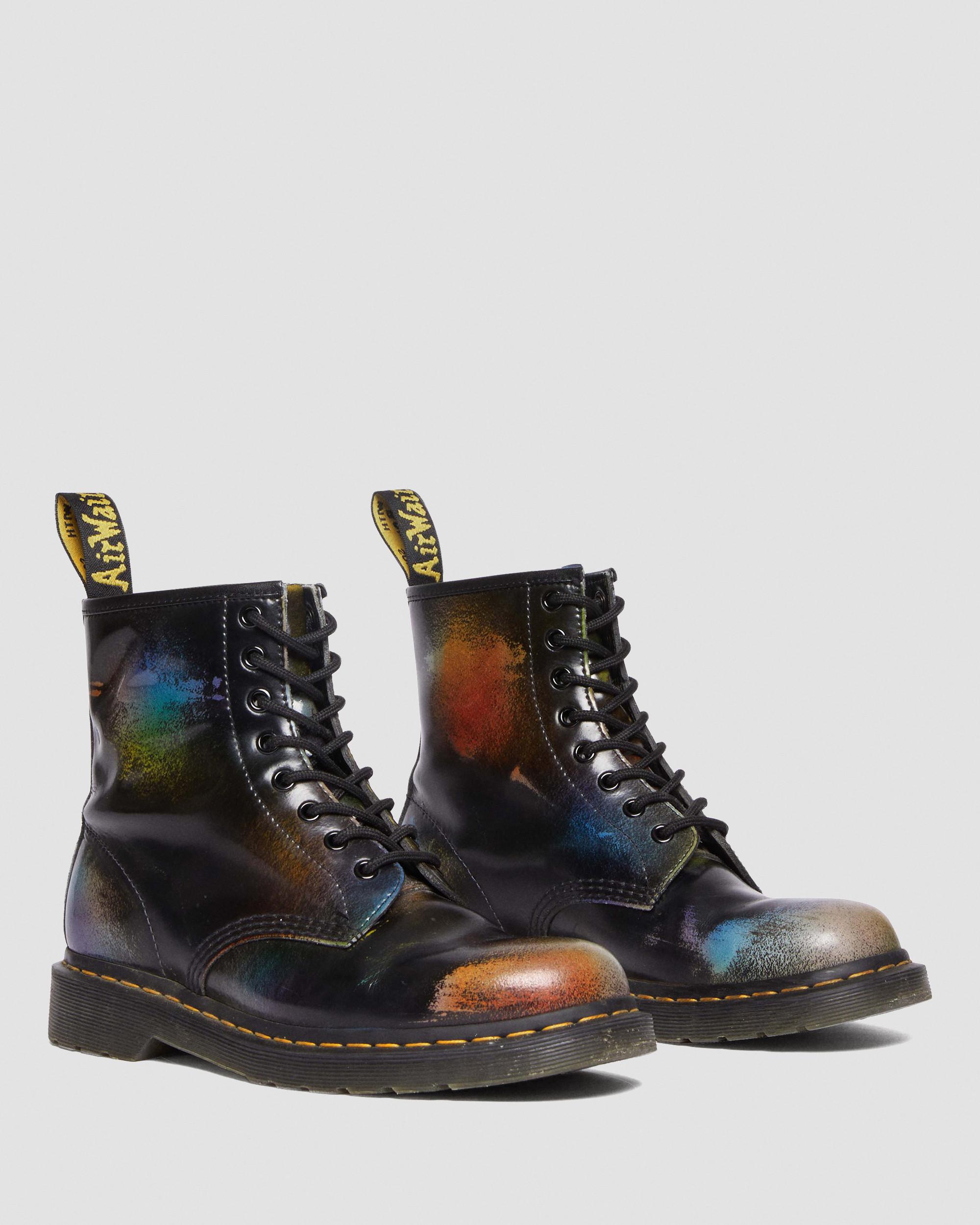 1460 For Pride Rainbow Leather Boots