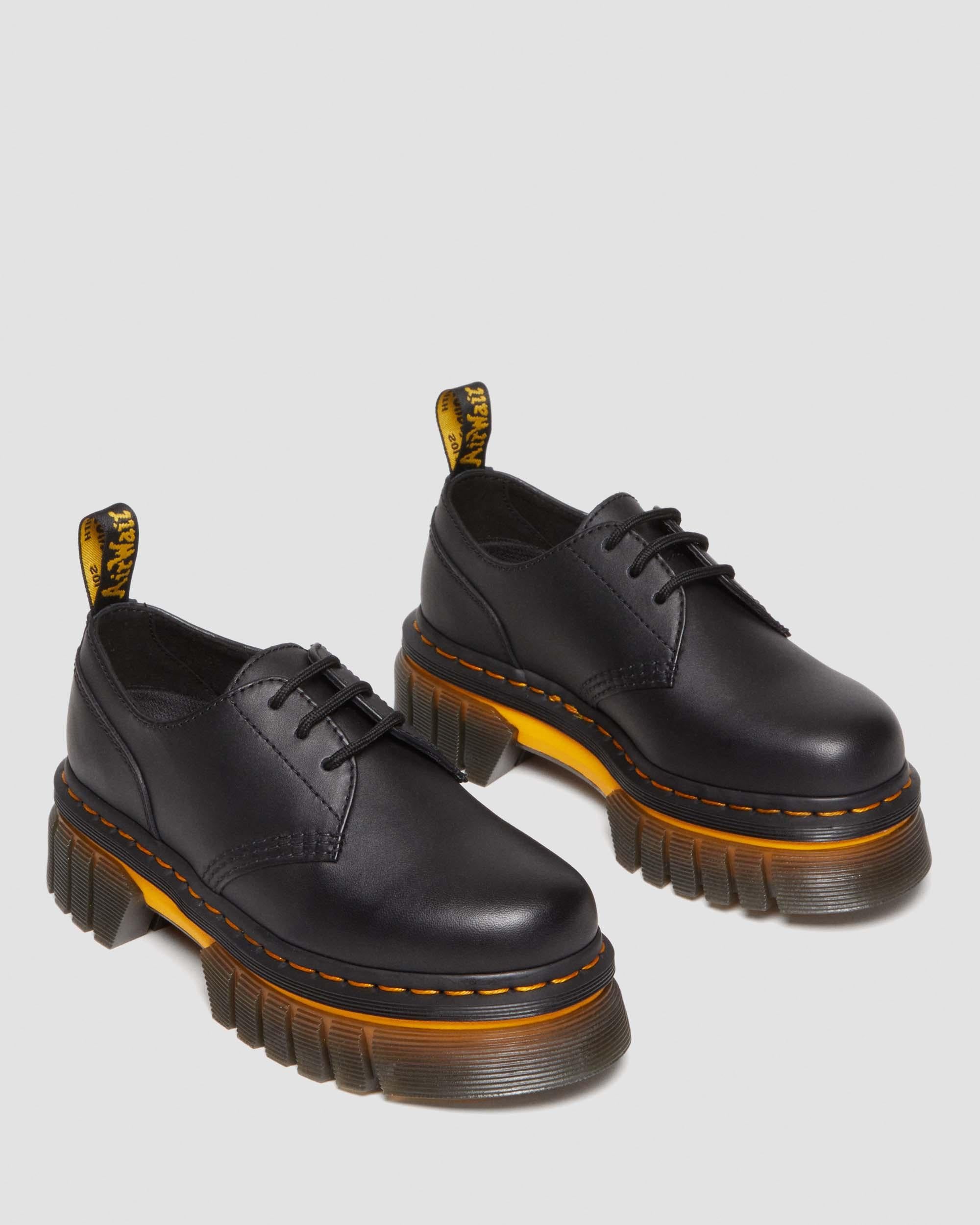Audrick Polished Lucido Leather 3-eye Shoes