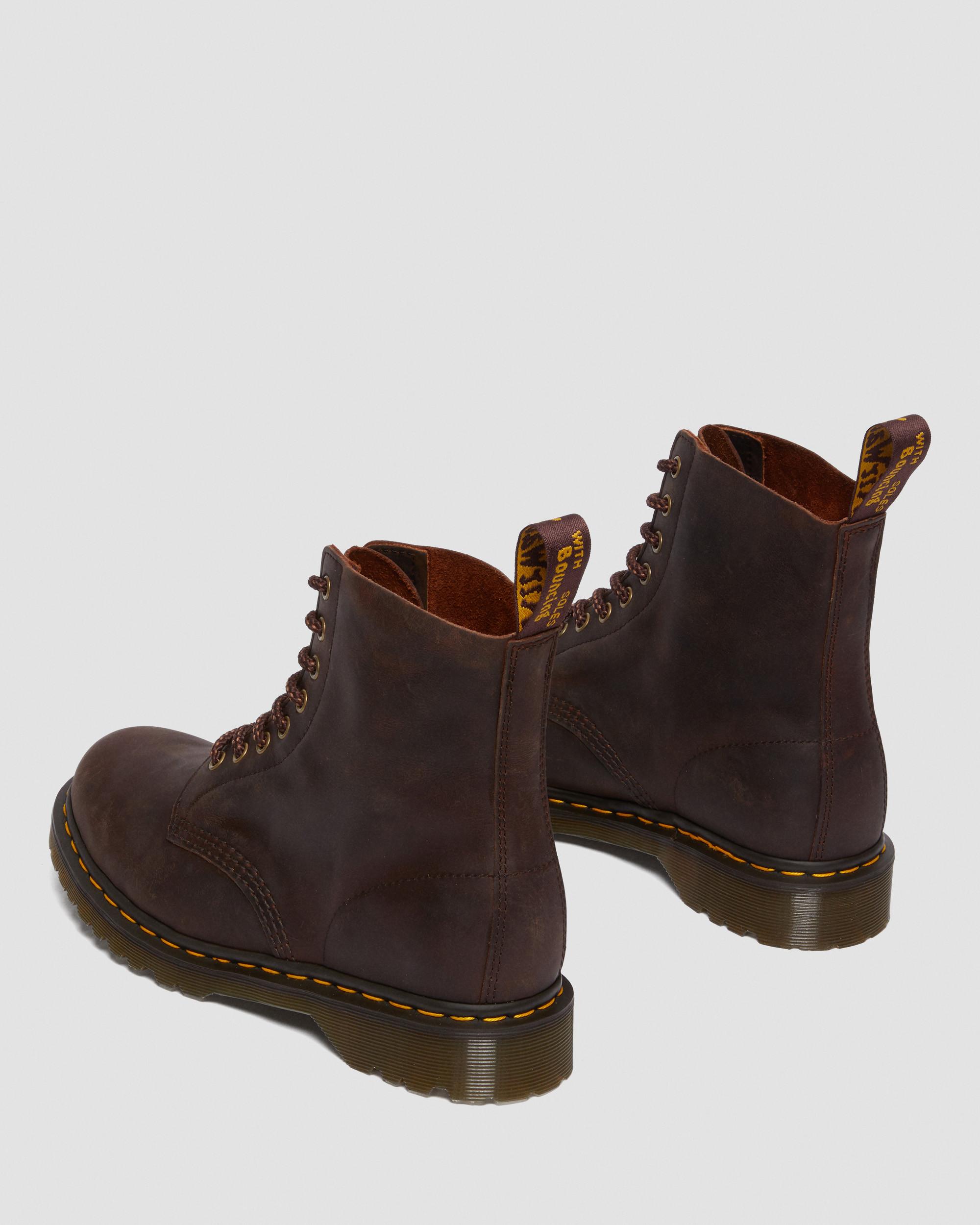 1460 Pascal Waxed Full Grain Leather Ankle Boots