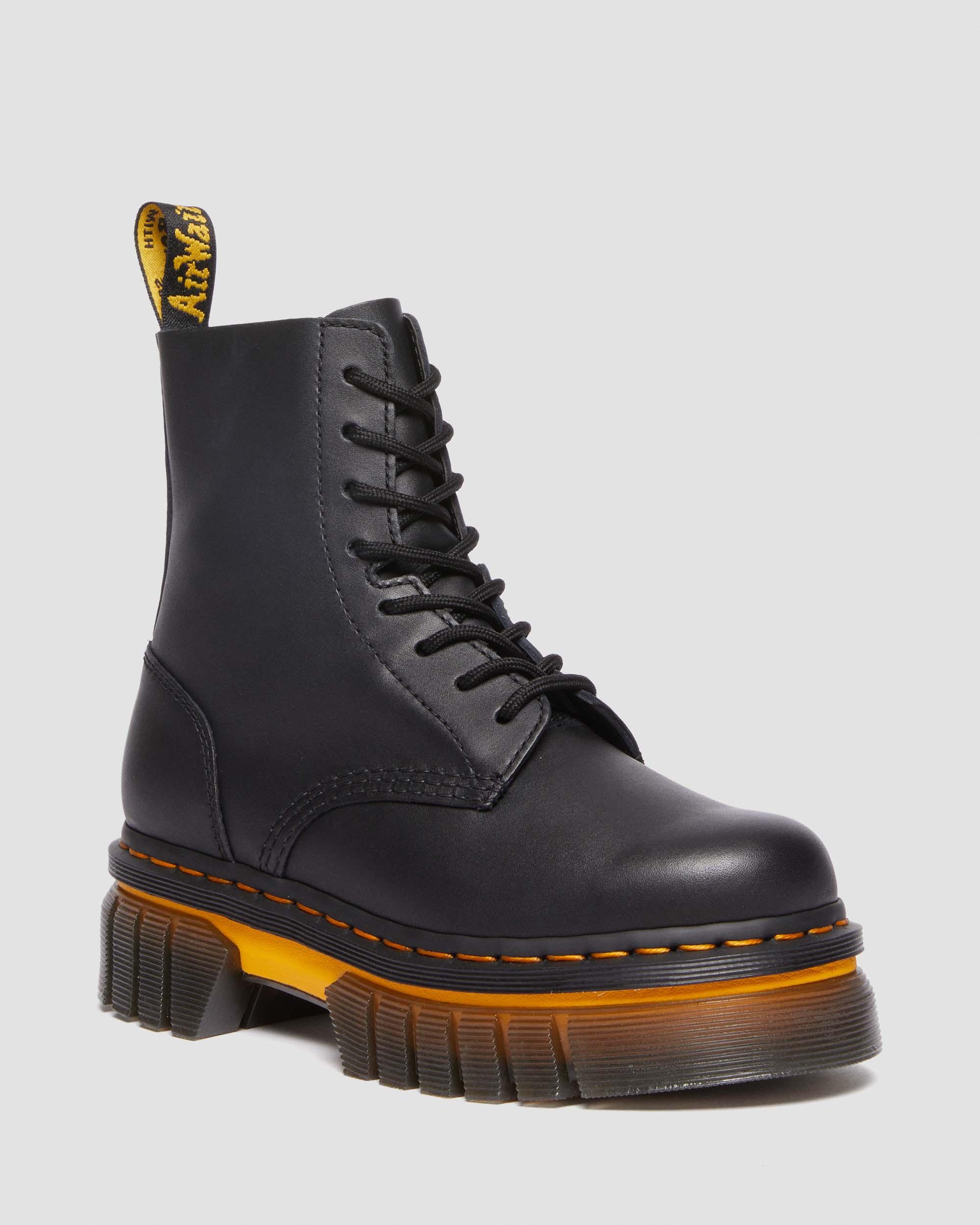 Audrick Polished Lucido Leather 8-eye Boots