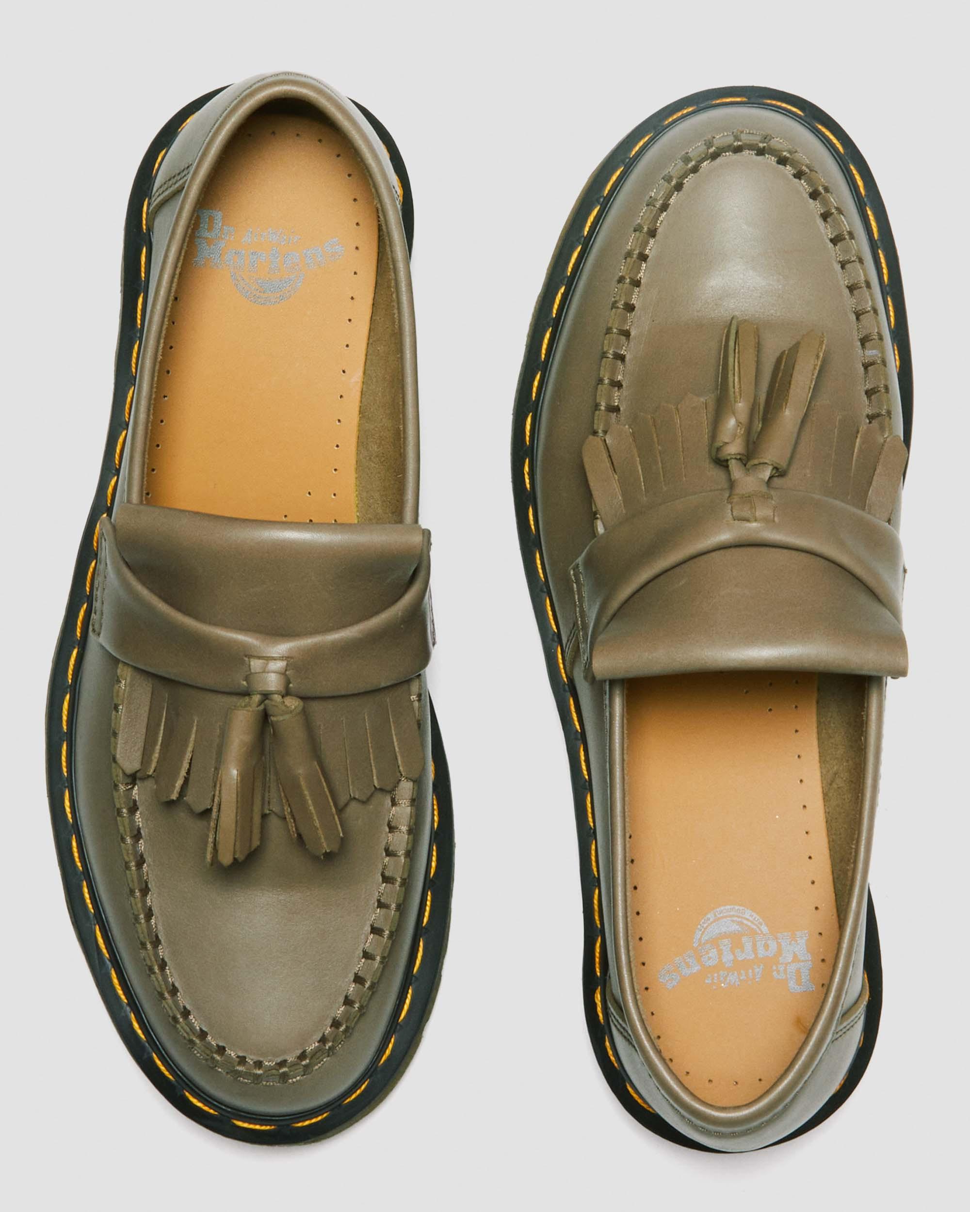 Adrian Yellow Stitch Carrara Leather Shoes
