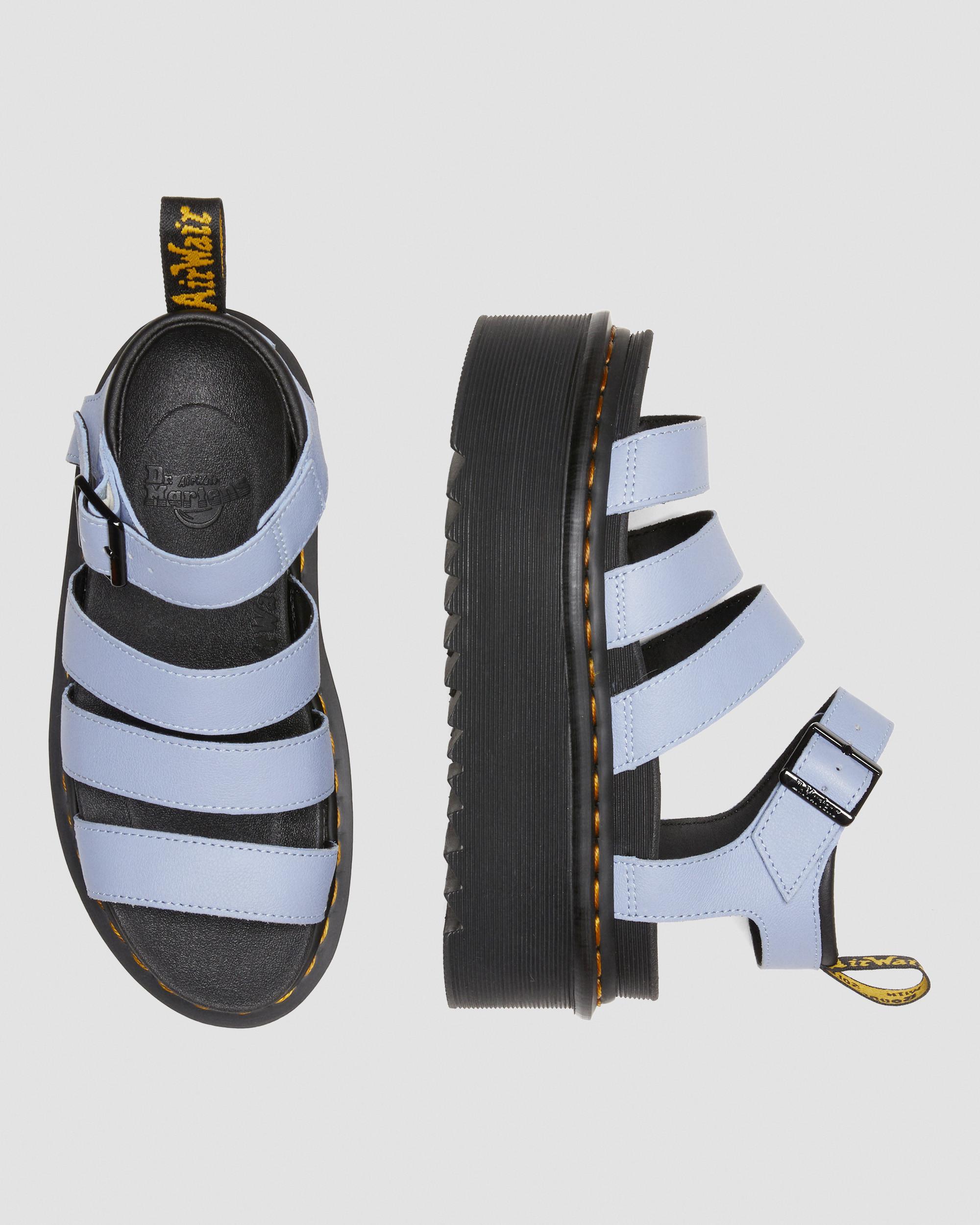 Blaire Quad Pisa Leather Platform Sandals
