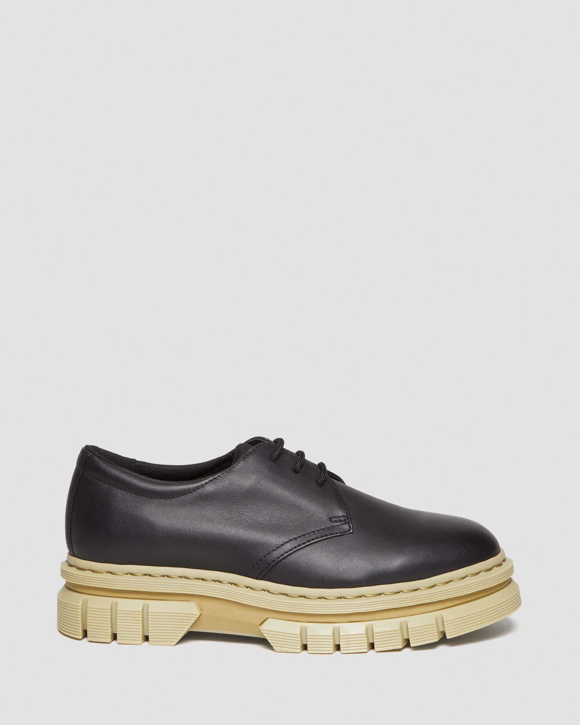 Rikard Polished Lucido 3-eye Leather Shoes