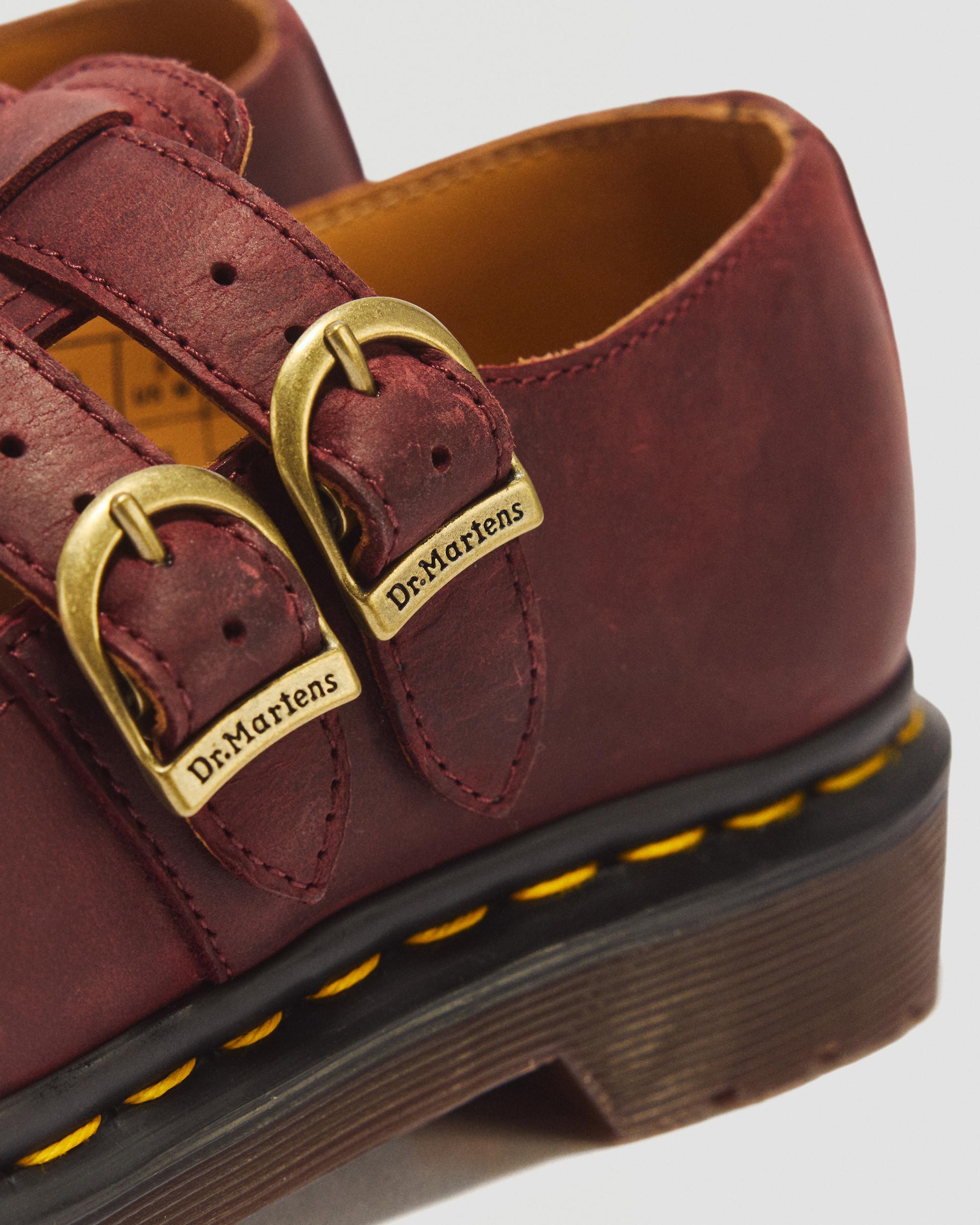 8065 Crazy Horse Leather Mary Jane Shoes