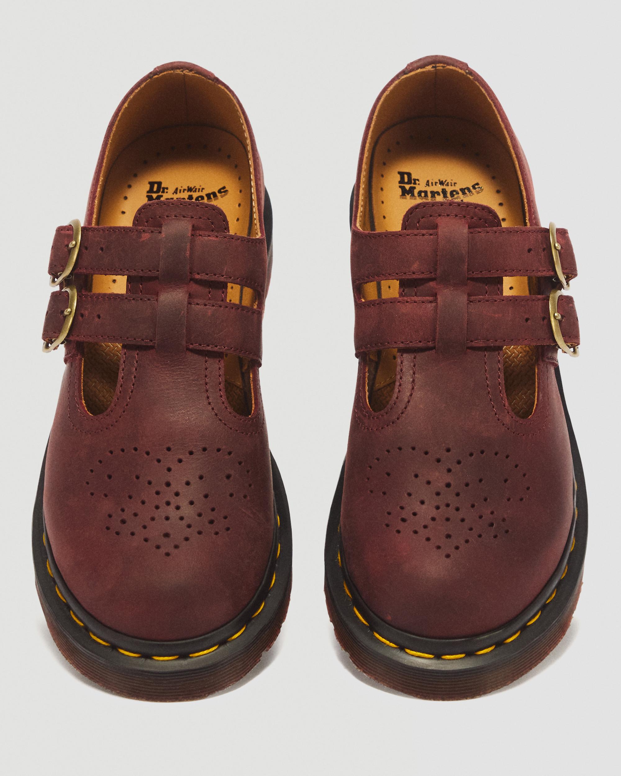 8065 Crazy Horse Leather Mary Jane Shoes