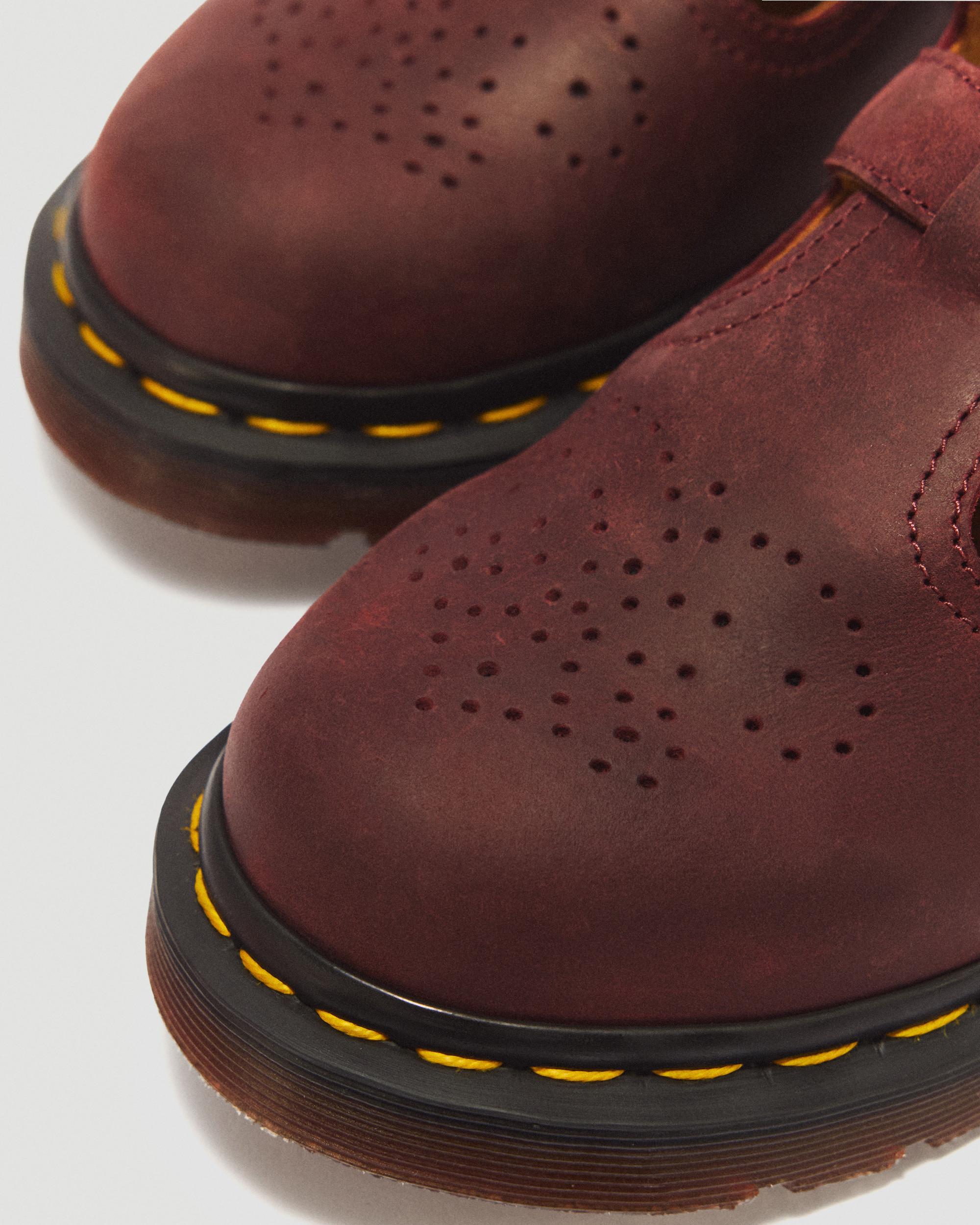 8065 Crazy Horse Leather Mary Jane Shoes