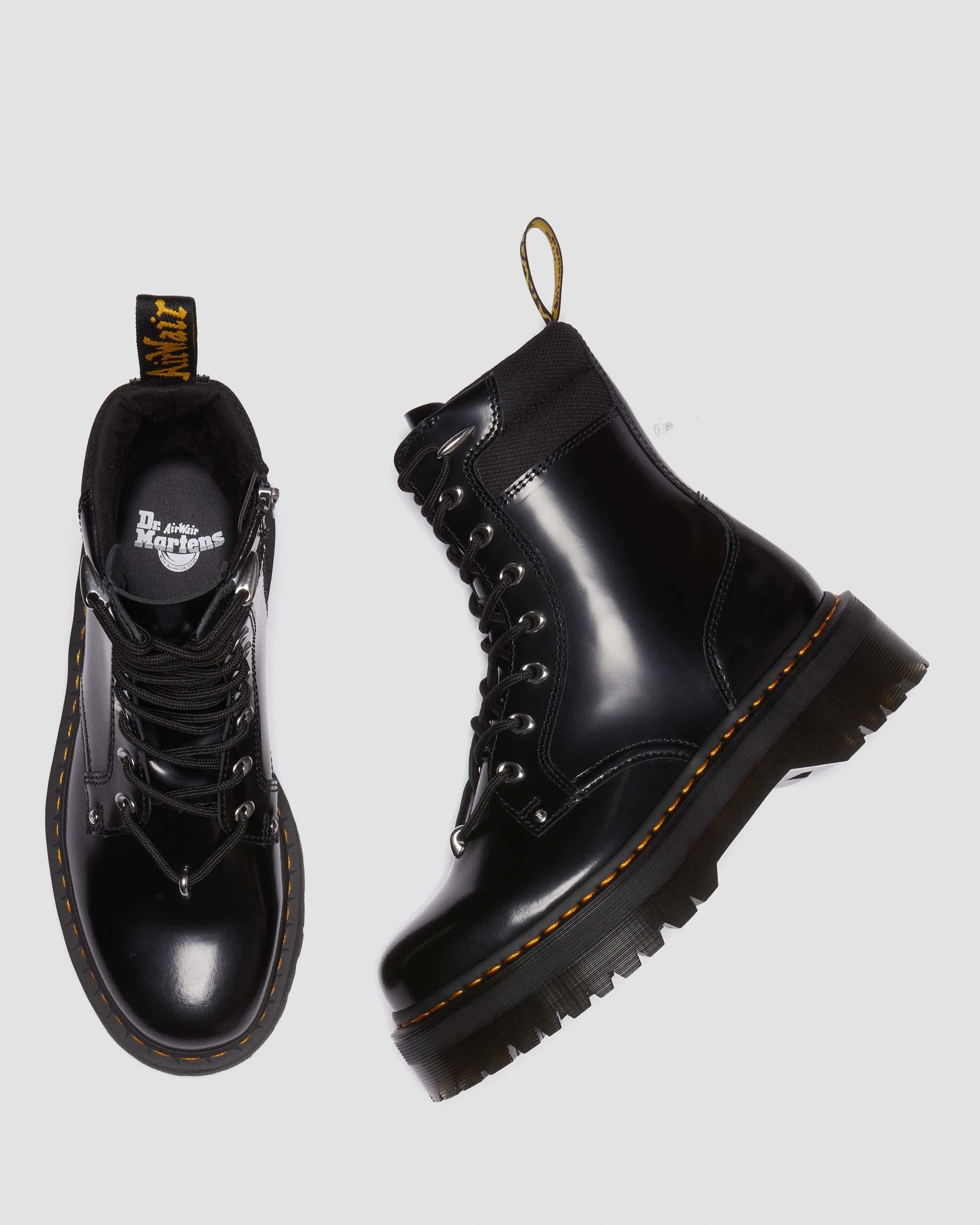 Jadon Hardware II Buttero Platform Leather Boots