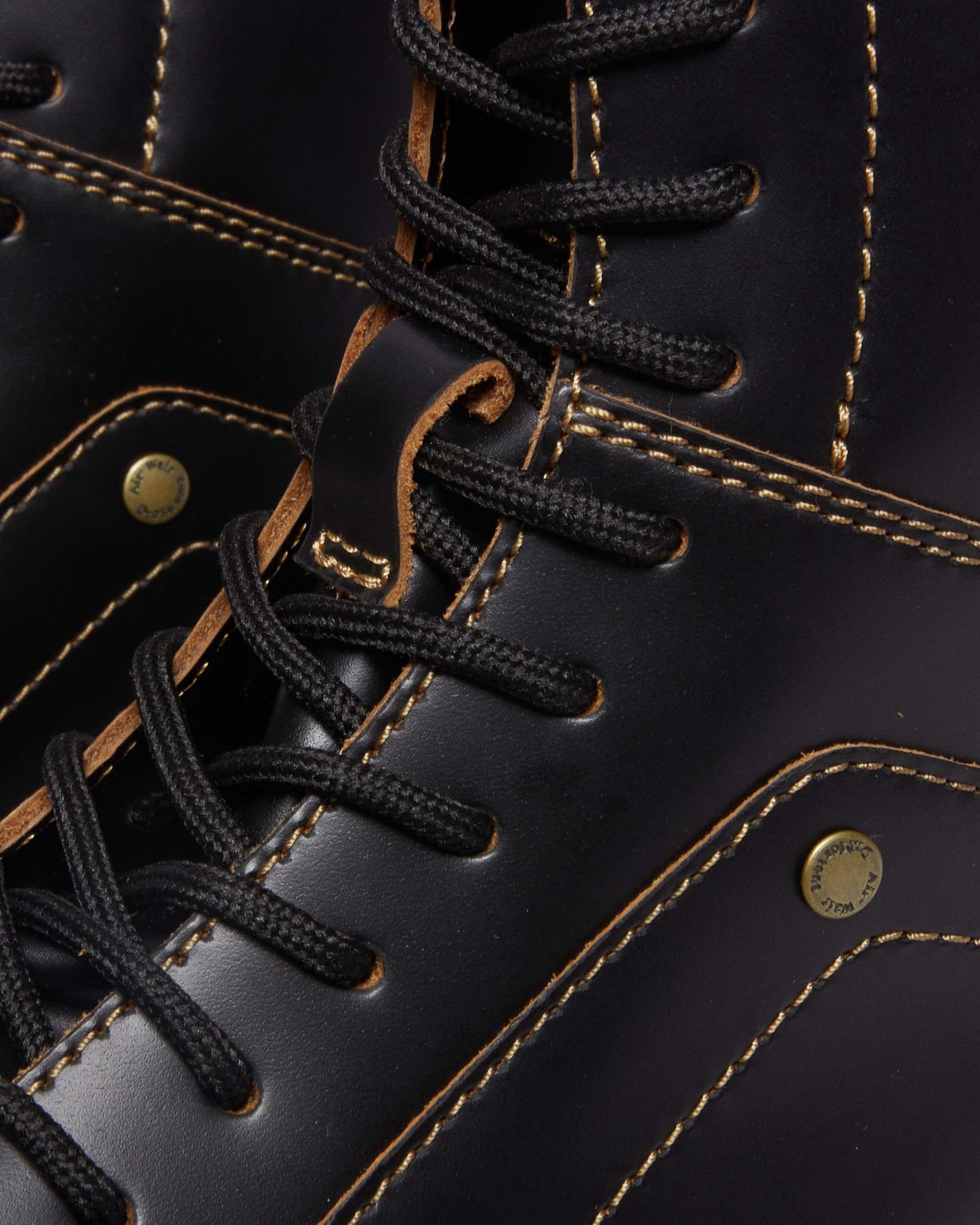 Jadon Decon Lace-to-toe Vintage Smooth Platform Leather Boots
