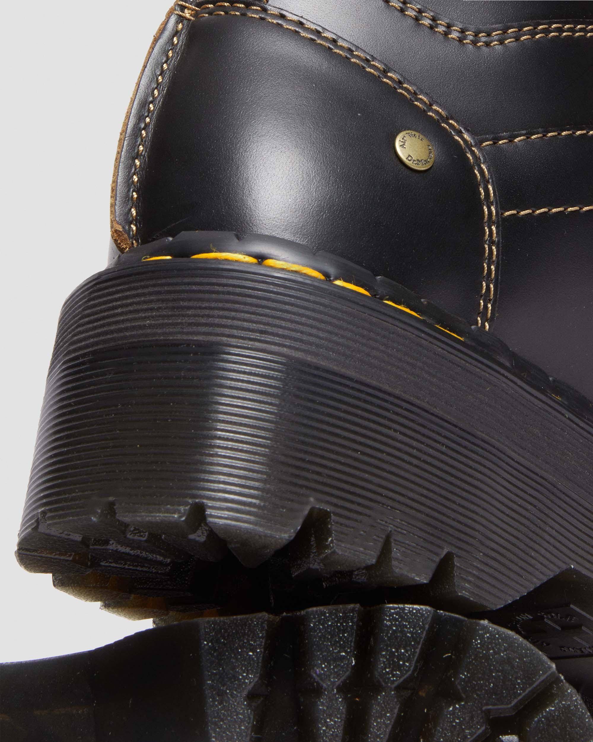 Jadon Decon Lace-to-toe Vintage Smooth Platform Leather Boots