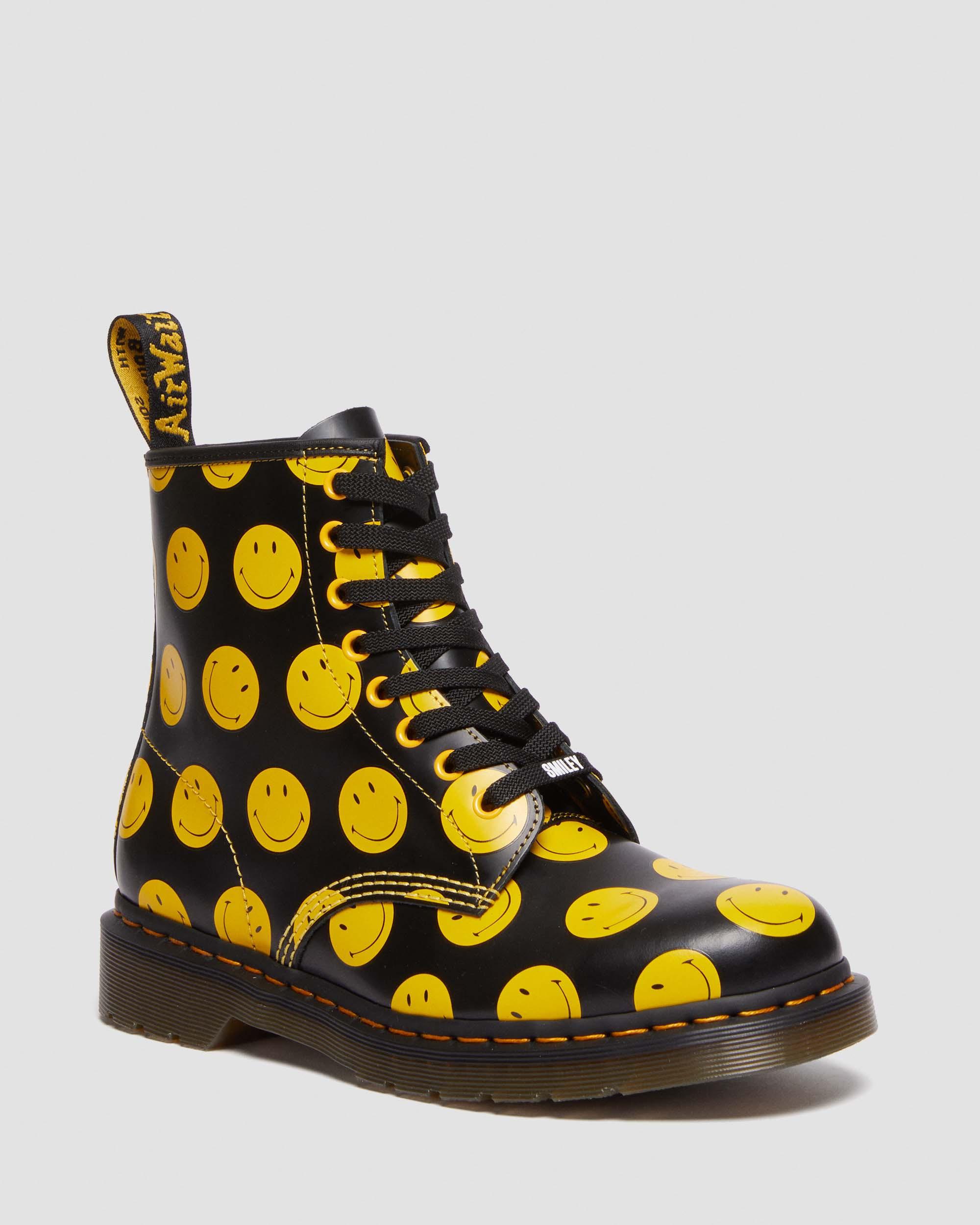 1460 Smiley Repeat Smooth Leather Boots