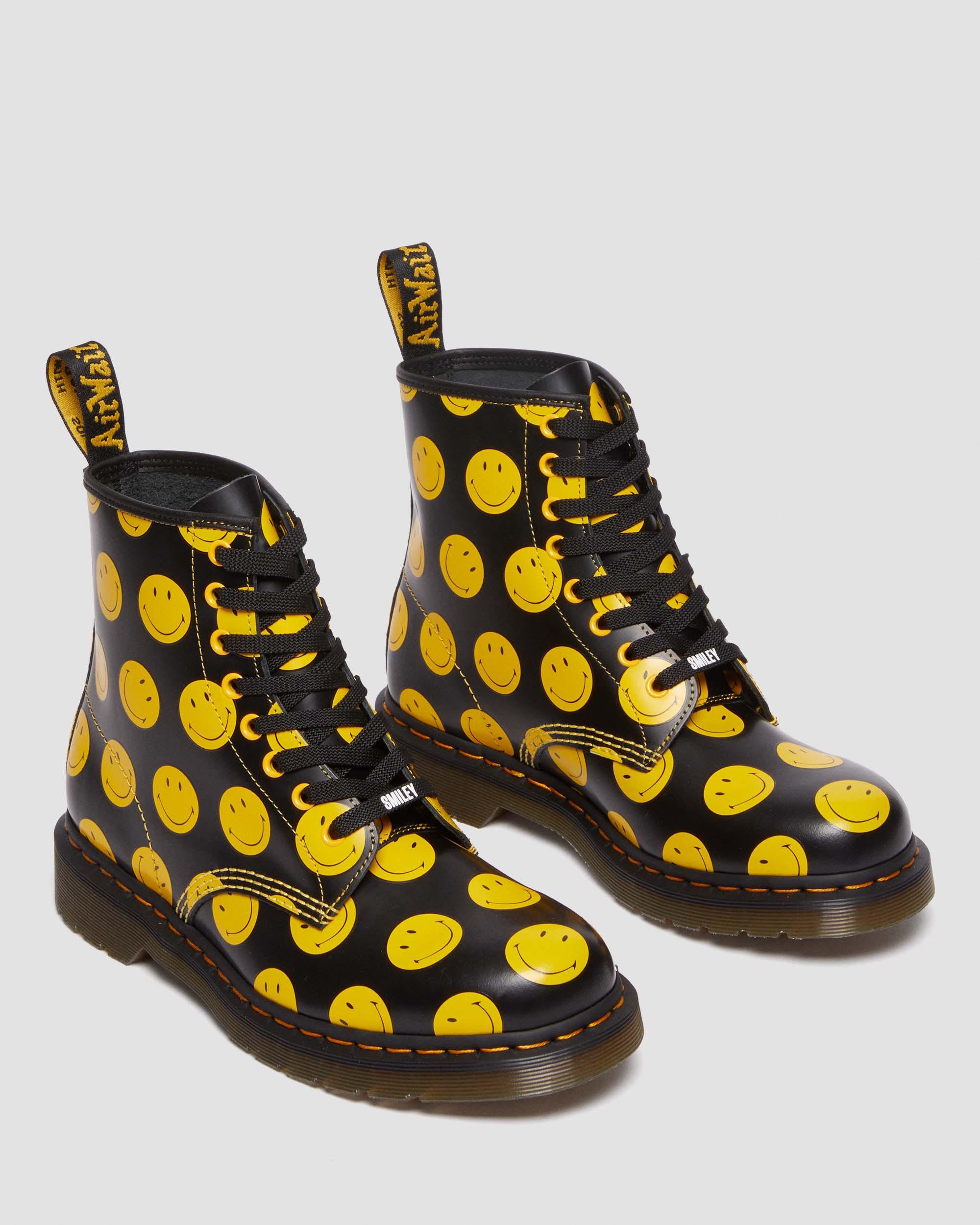 1460 Smiley Repeat Smooth Leather Boots
