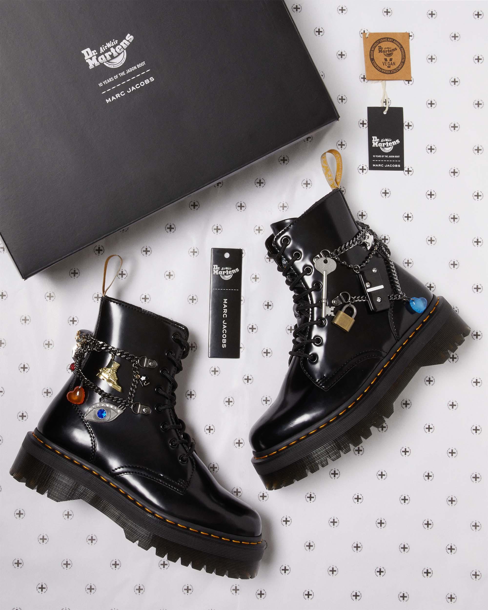 Marc Jacobs Jadon 純素合成皮革厚底靴| Dr. Martens 香港網上商店