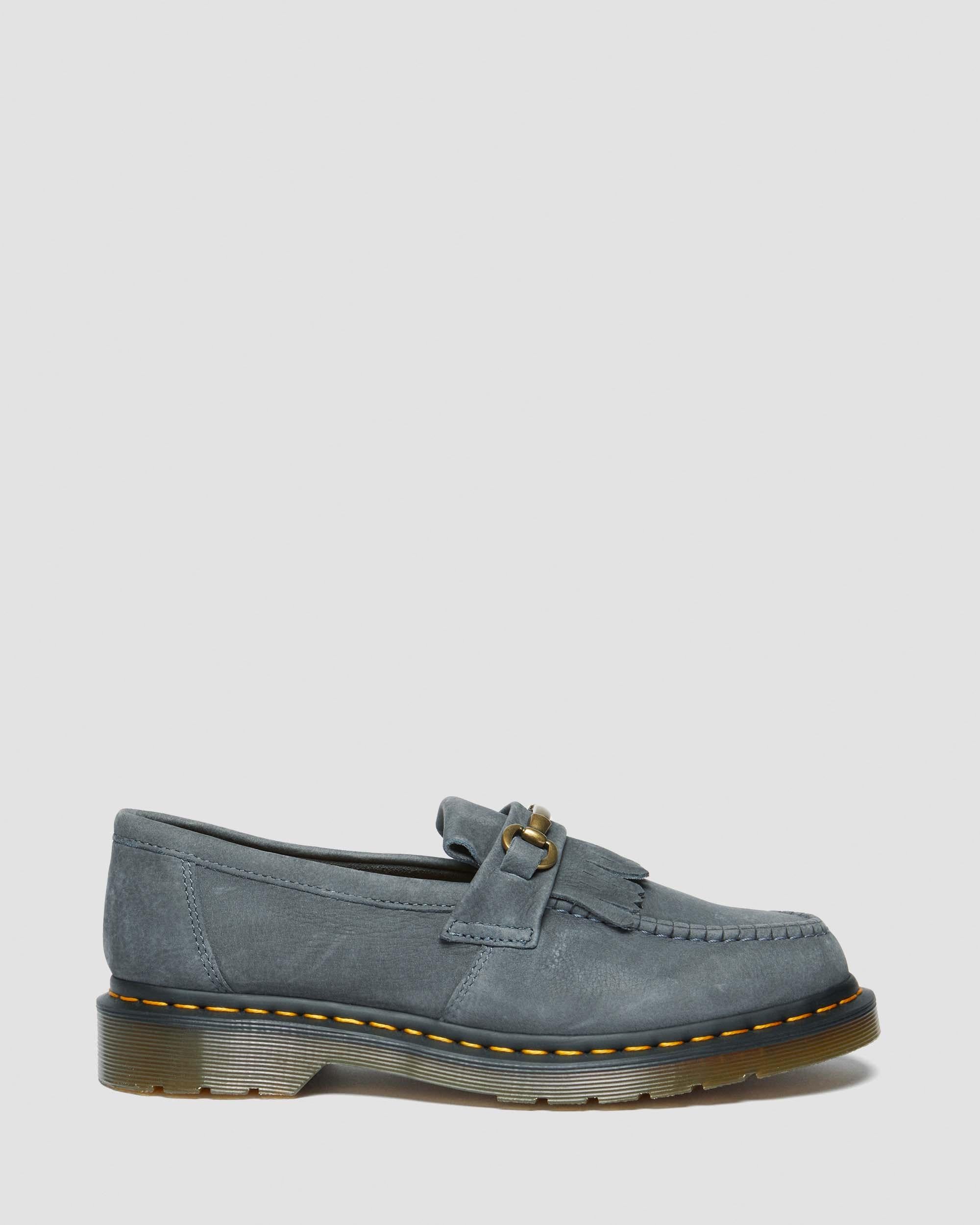 Adrian Snaffle Tumbled Nubuck Leather Loafers