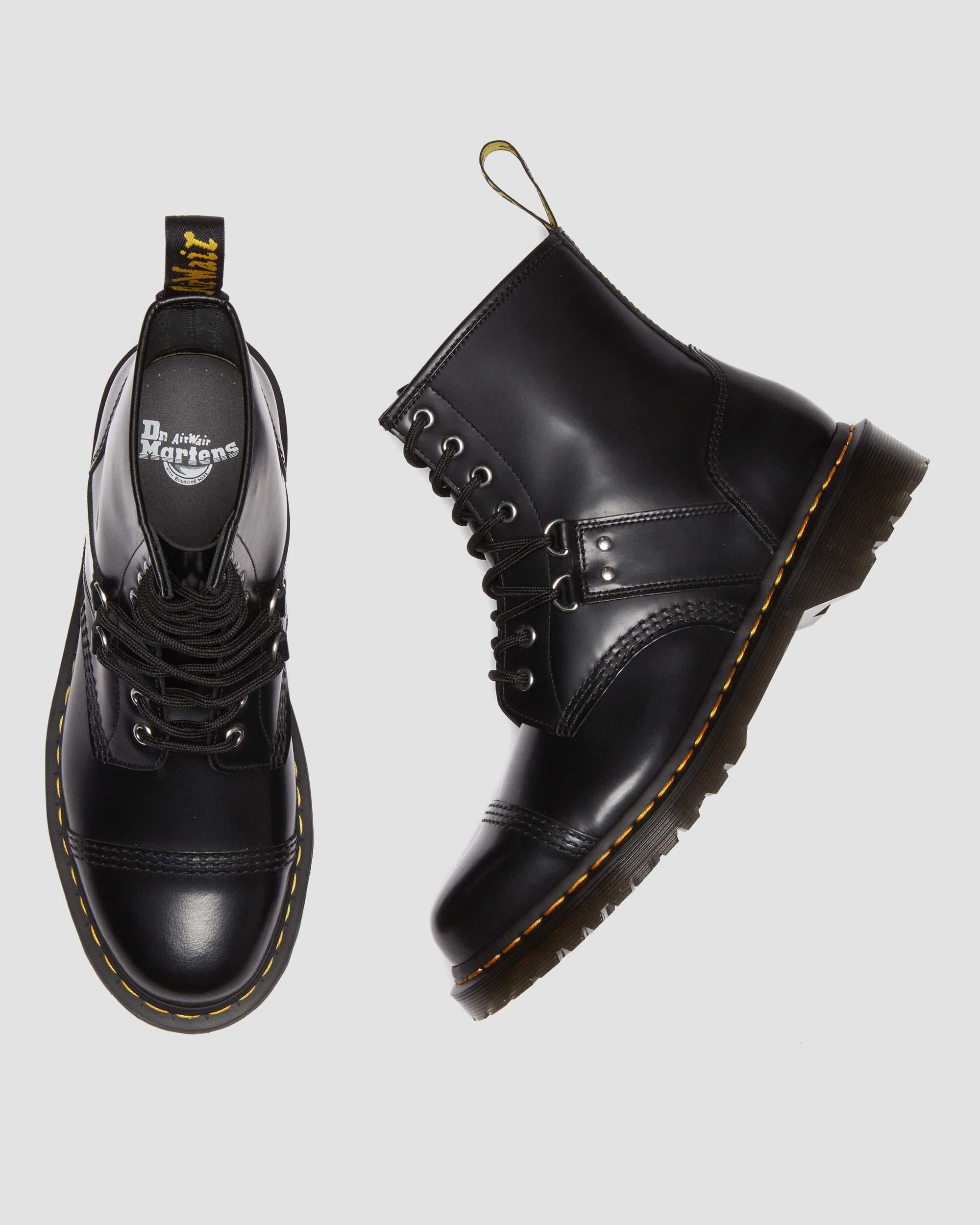 1460 HARDWARE POLISHED SMOOTH LEATHER BOOTS