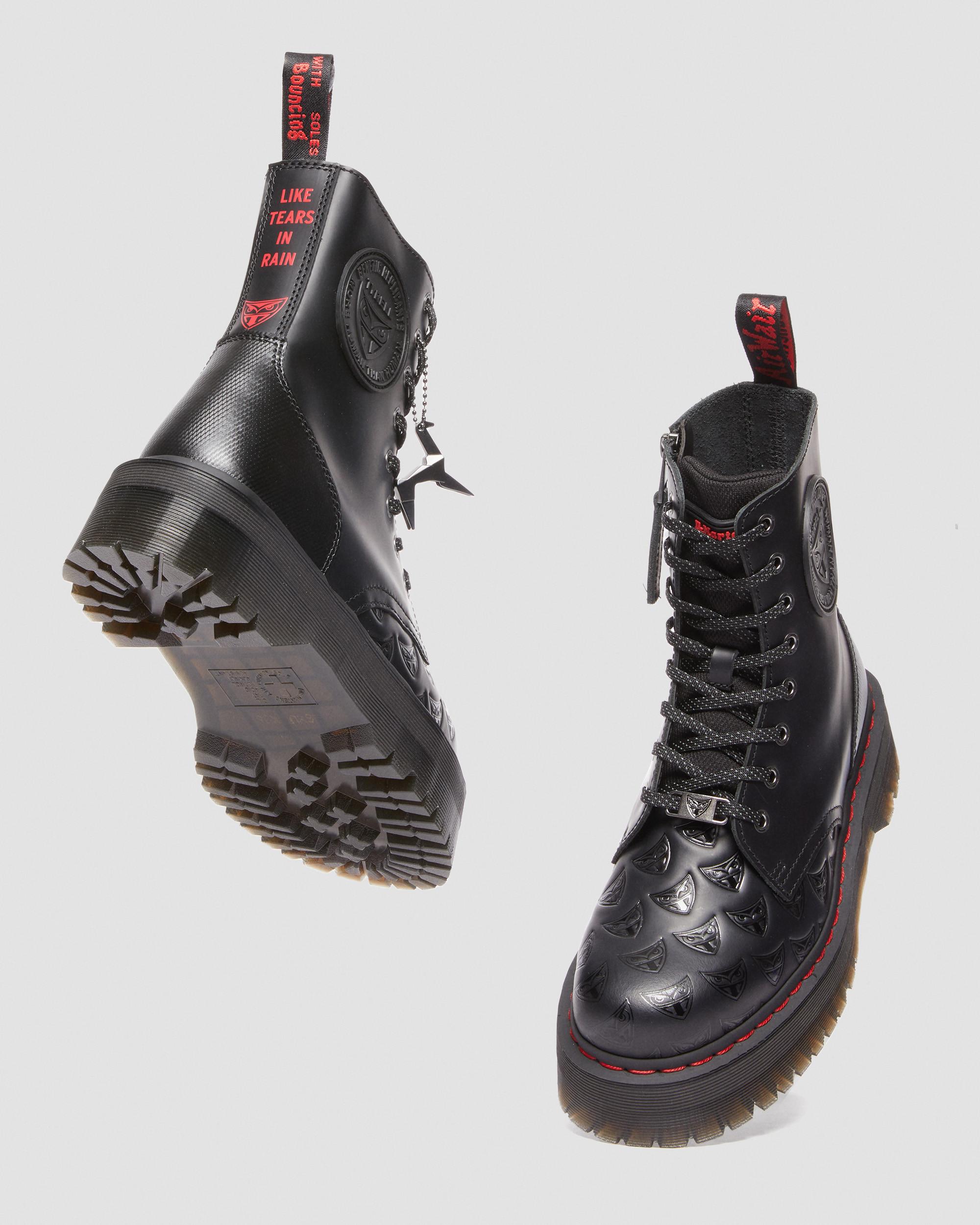 Jadon Blade Runner Smooth Platform Leather Boots