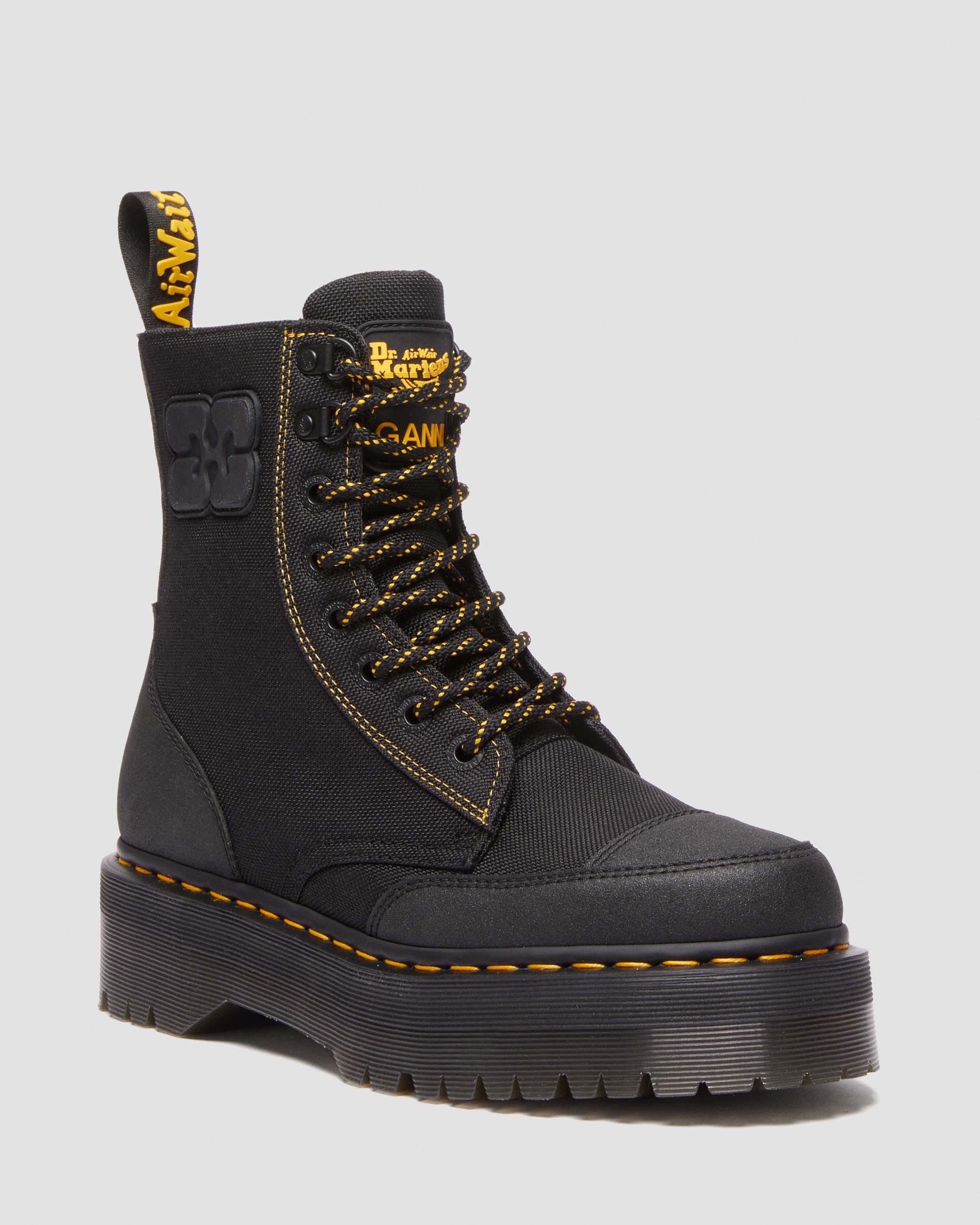Jadon Ganni Extra Tough 50/50+Dual Synthetic Leather Platform Boots