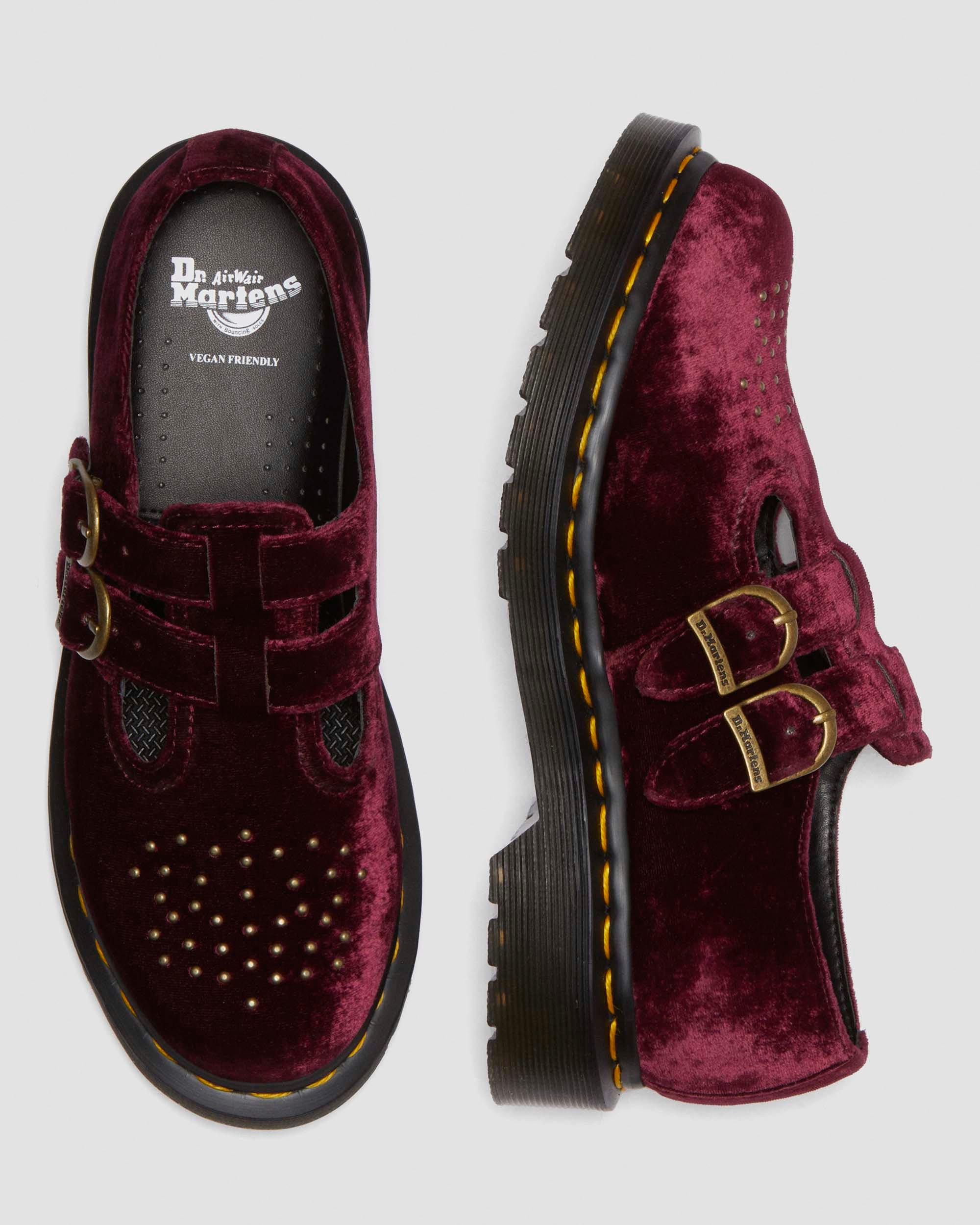 8065 Vegan Velvet Mary Jane Shoes