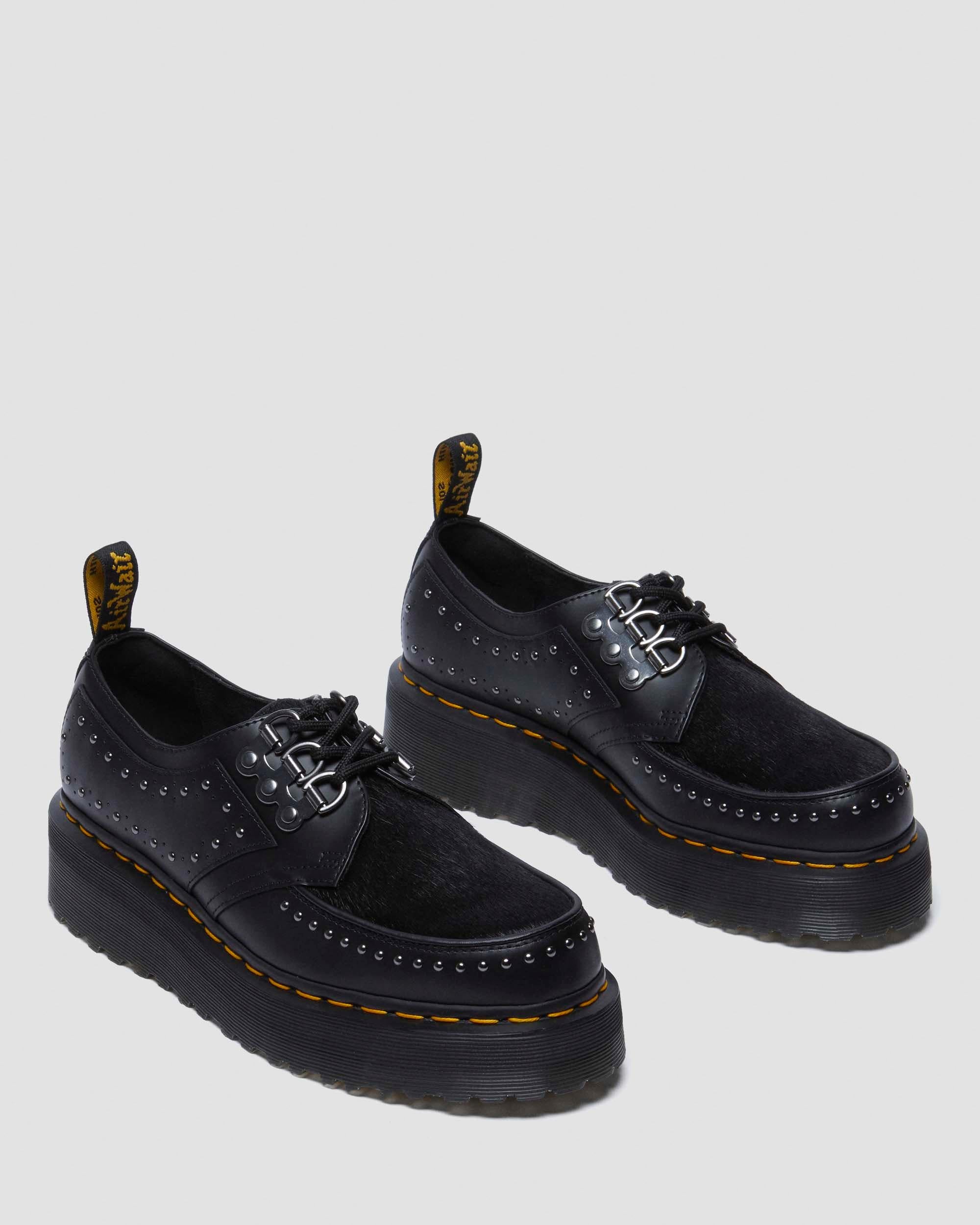 Ramsey 3-eye Leather Platform Creepers