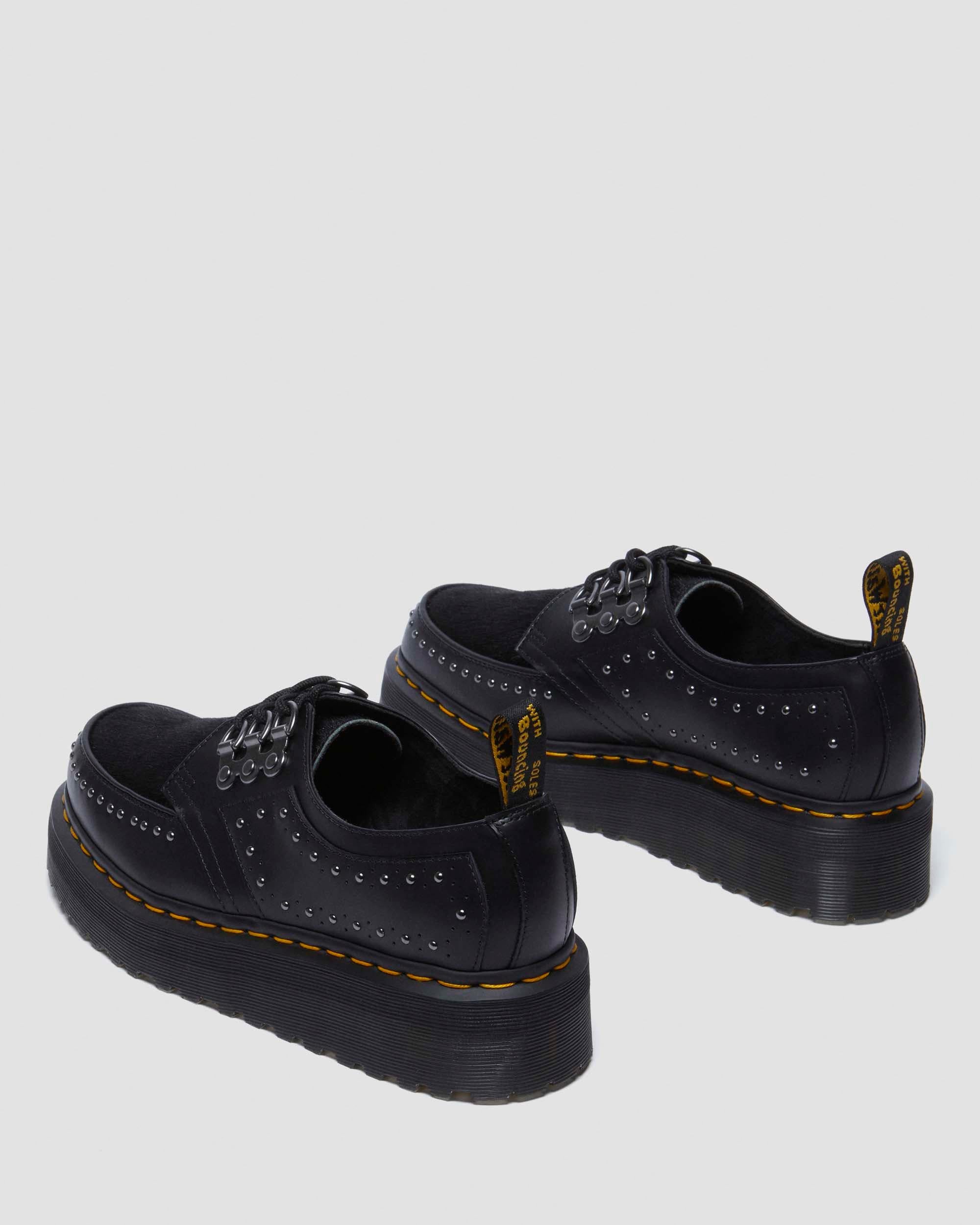 Ramsey 3-eye Leather Platform Creepers