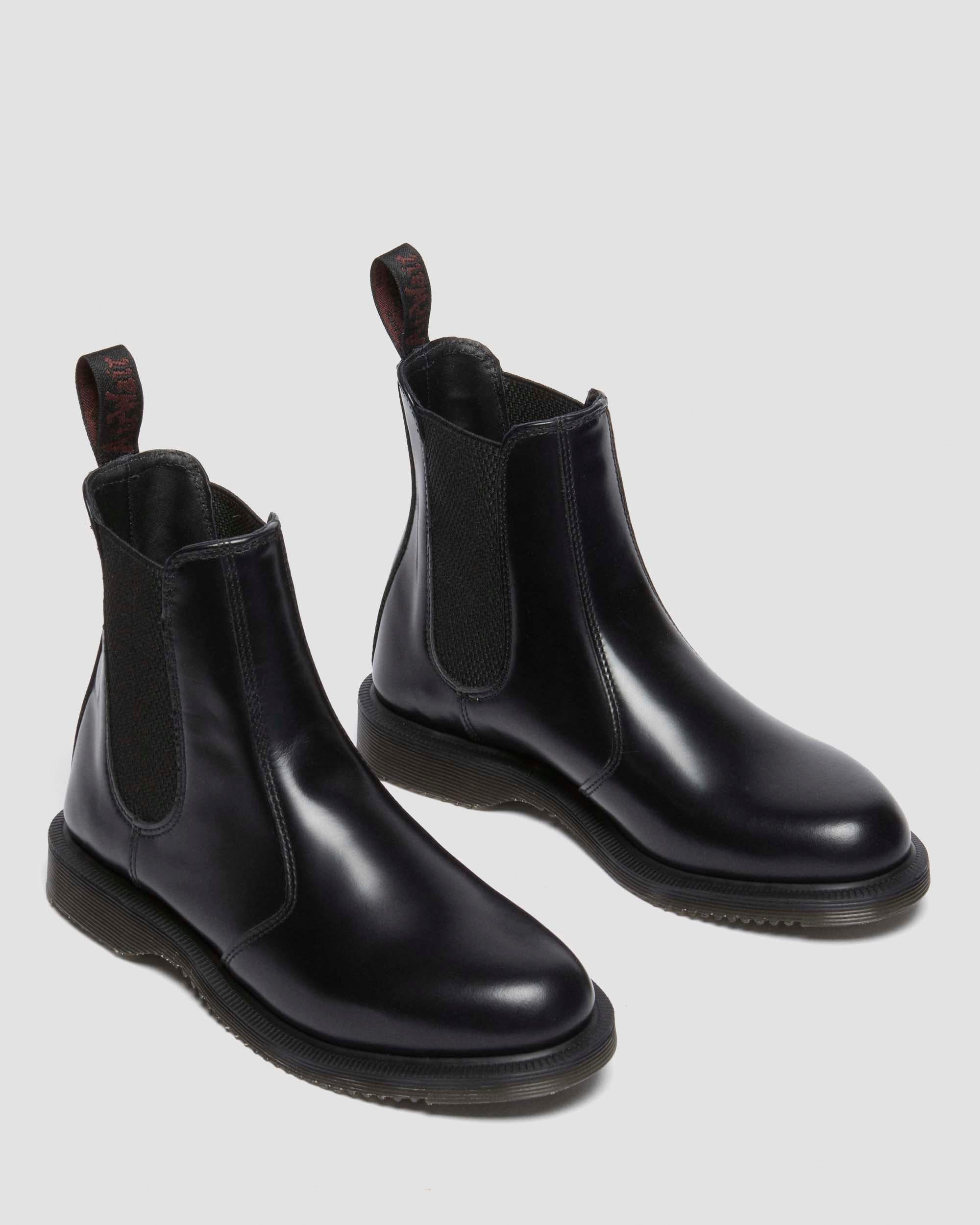 Flora Smooth Leather Chelsea Boots