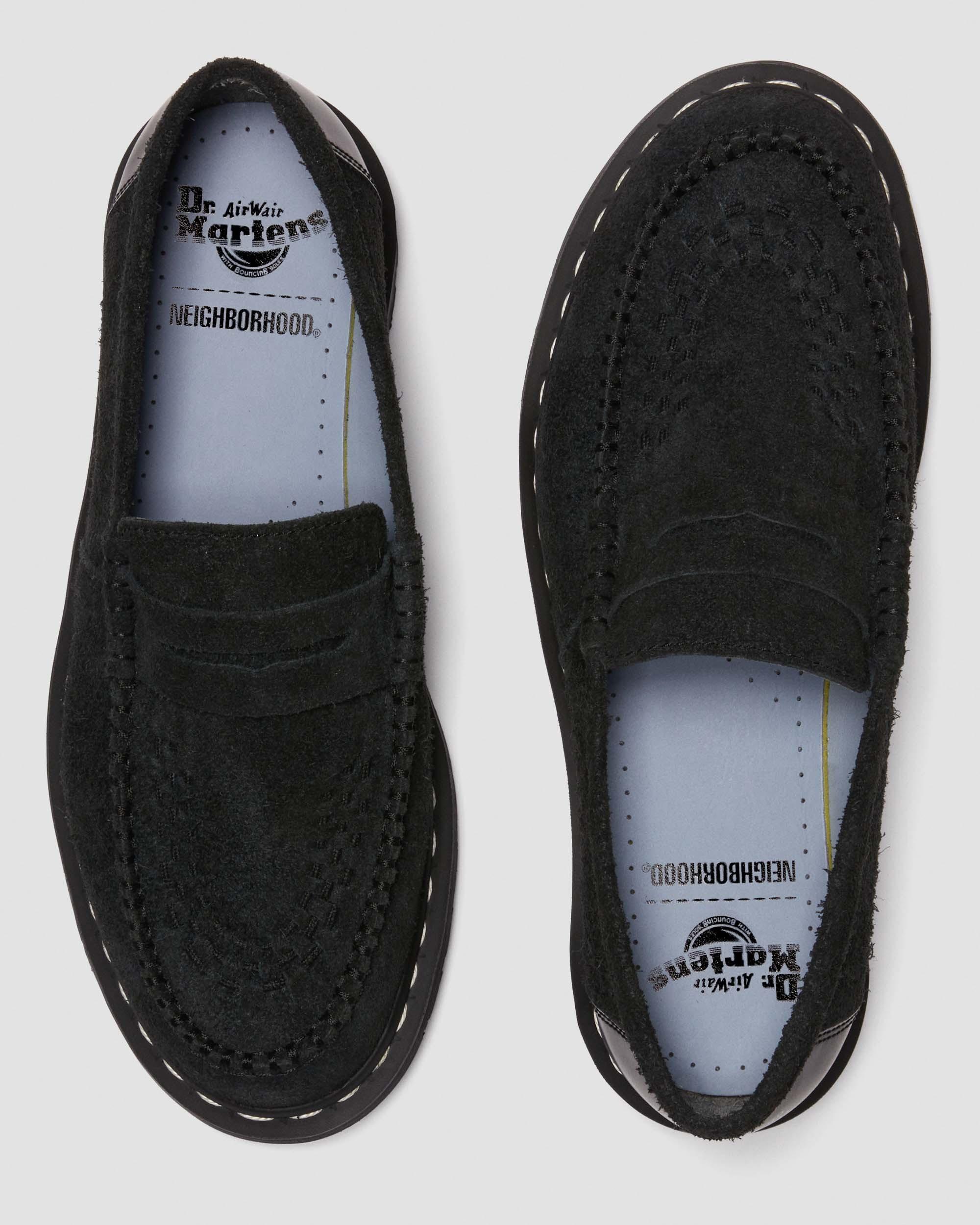 Neighborhood Penton Hairy Suede Leather Shoes