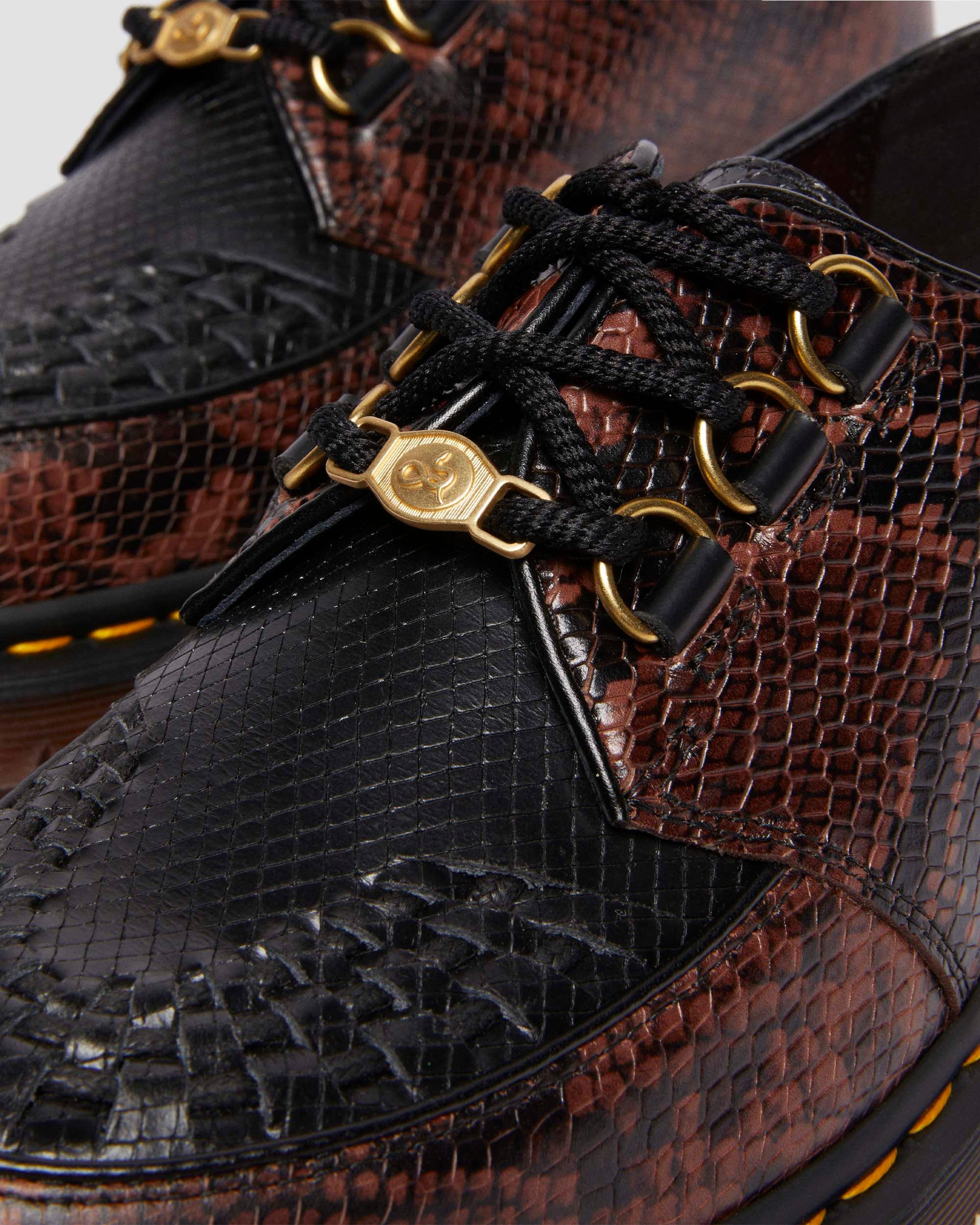 Ramsey Year of the Snake Smooth Leather Shoes