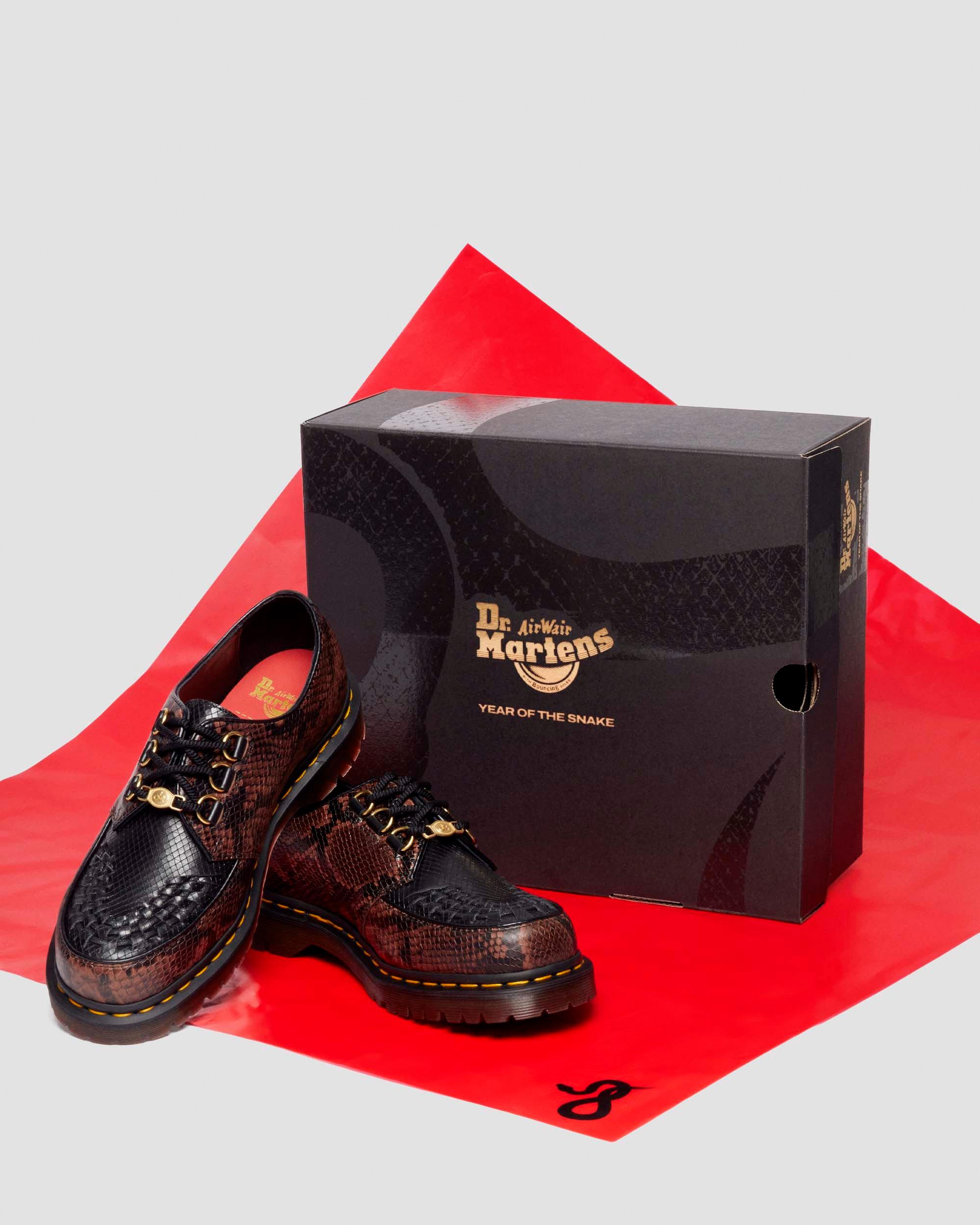 Ramsey Year of the Snake Smooth Leather Shoes