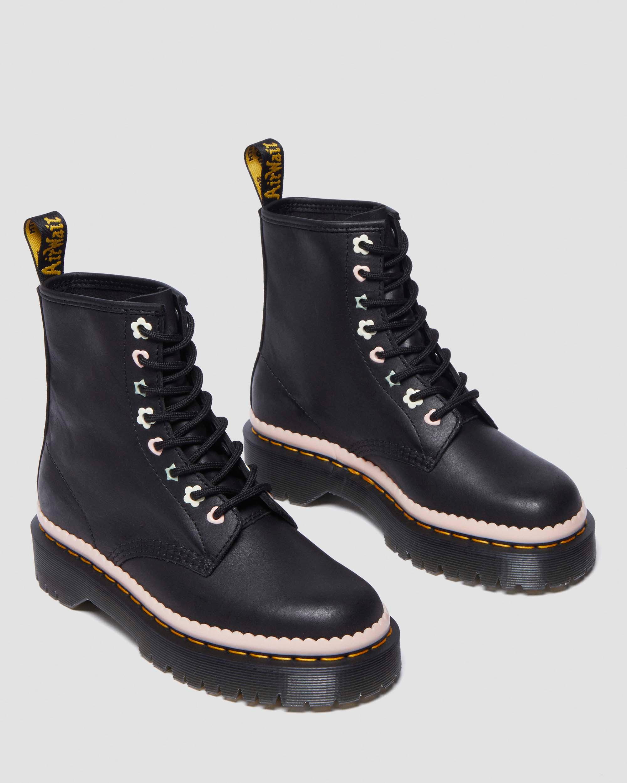 1460 Pascal Bex Front Zip Leather Boots