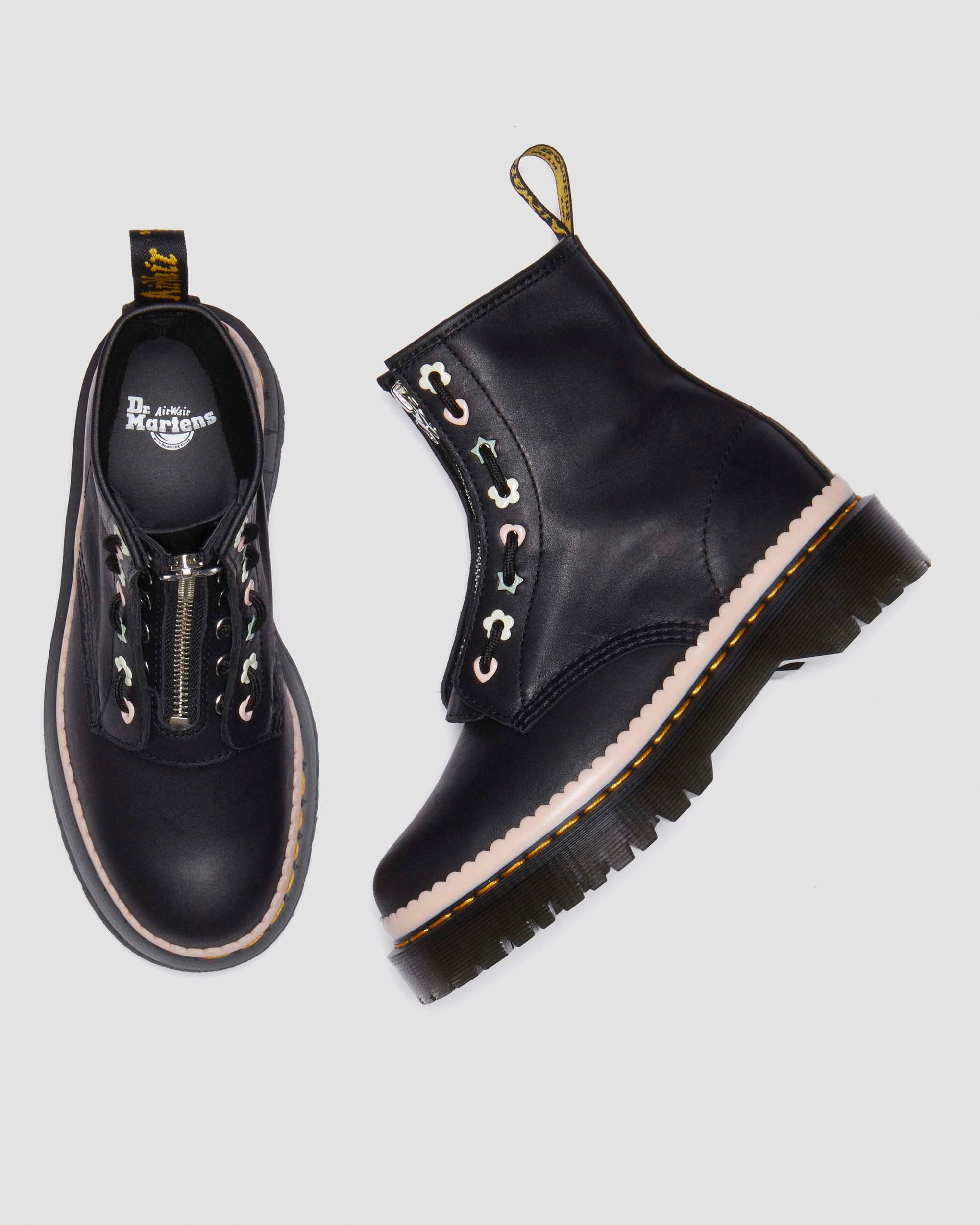 1460 Pascal Bex Front Zip Leather Boots