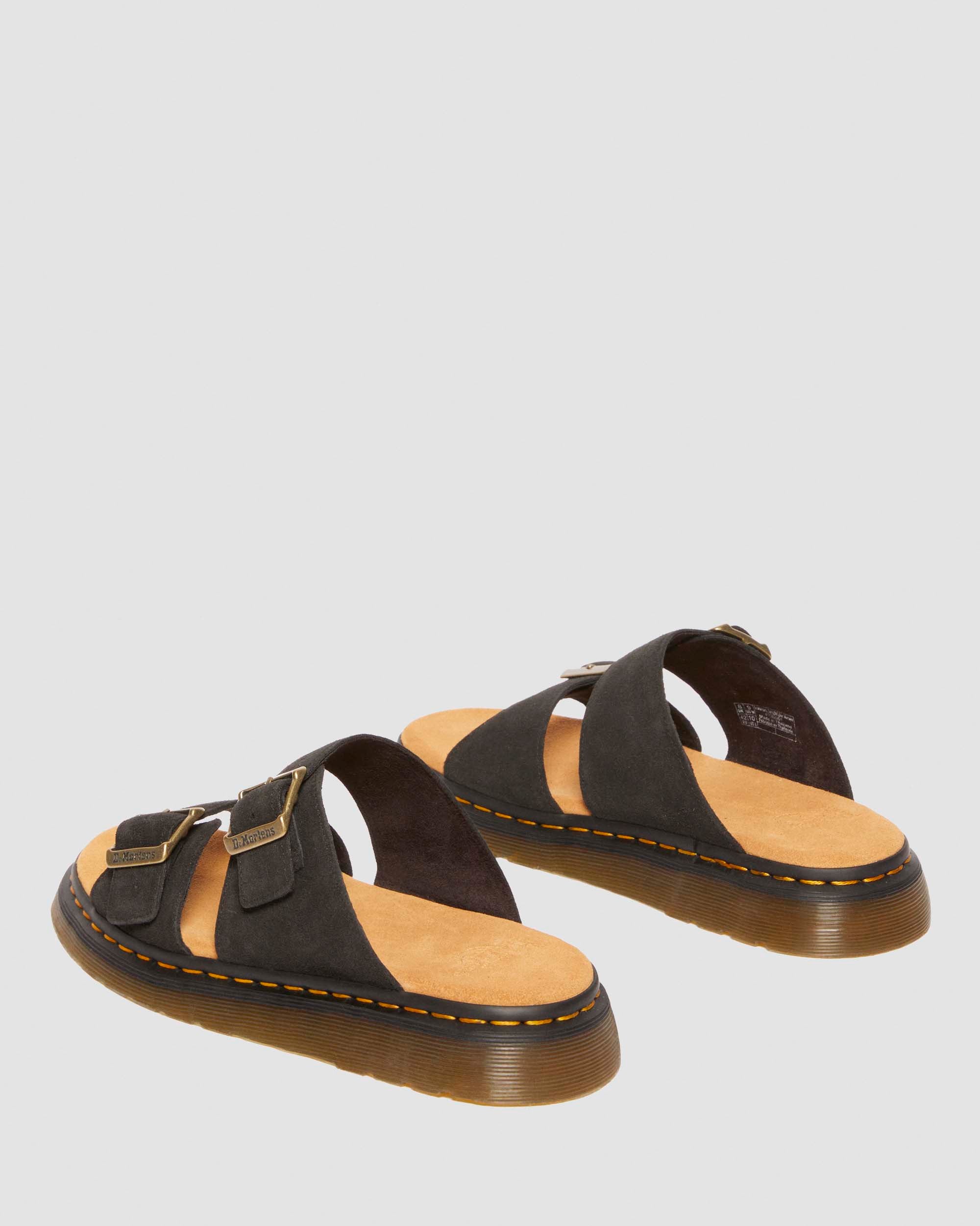 Josef Suede Slide Sandals