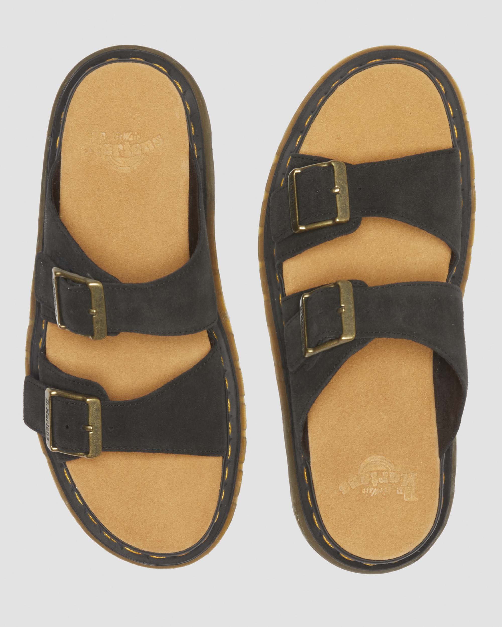 Josef Suede Slide Sandals