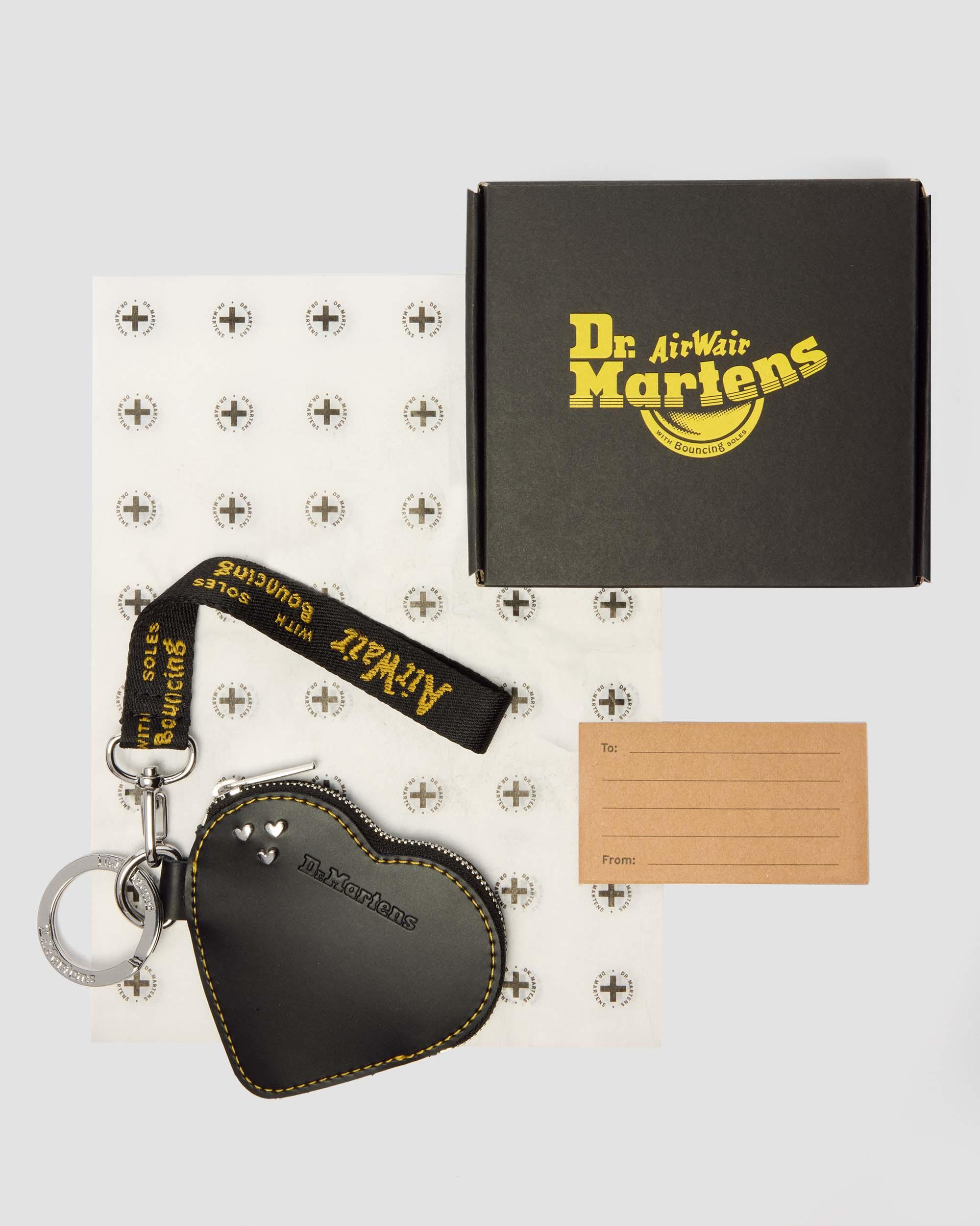 Heart Leather Key Ring Purse