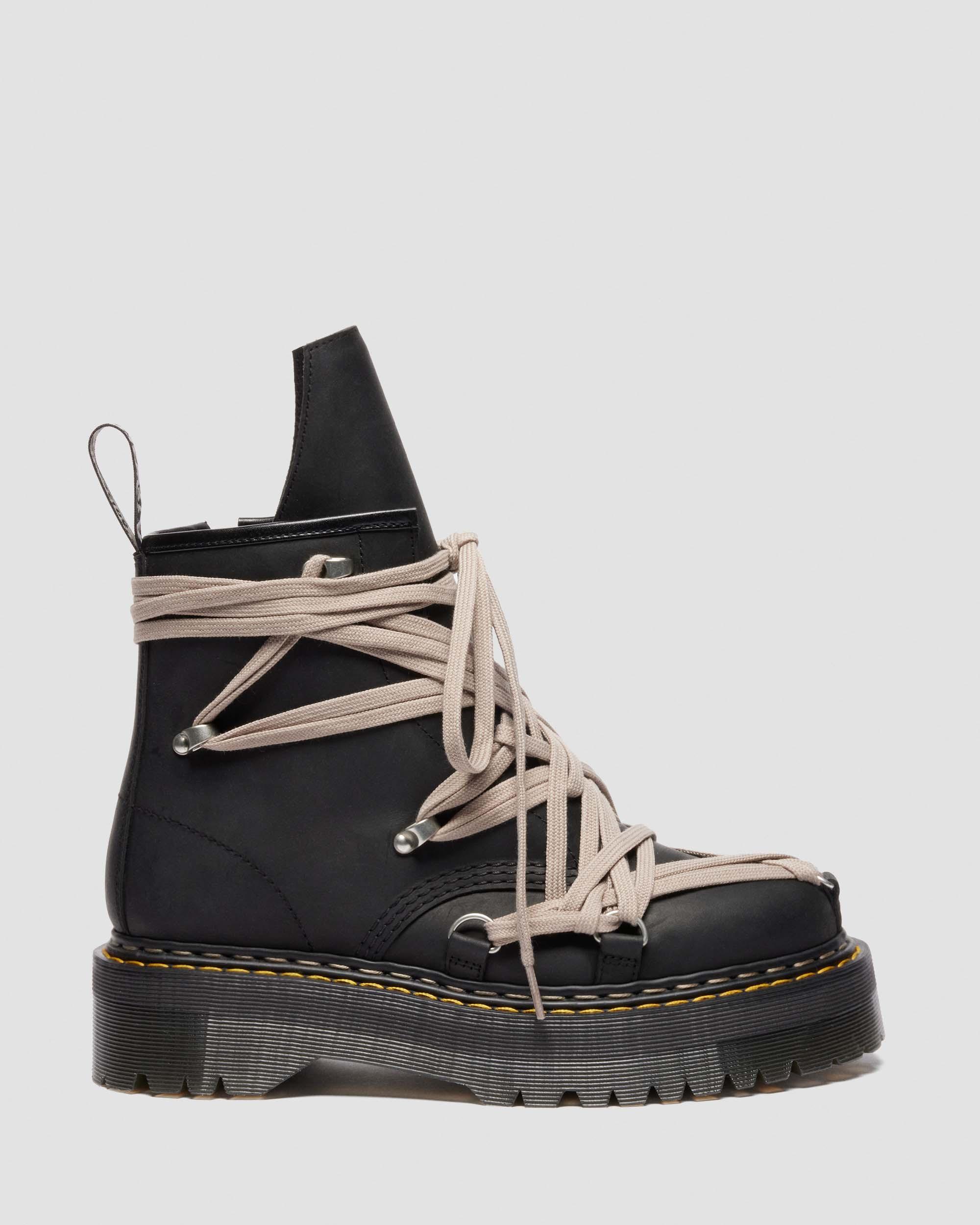 Rick Owens 1460 Megalace Leather Boots
