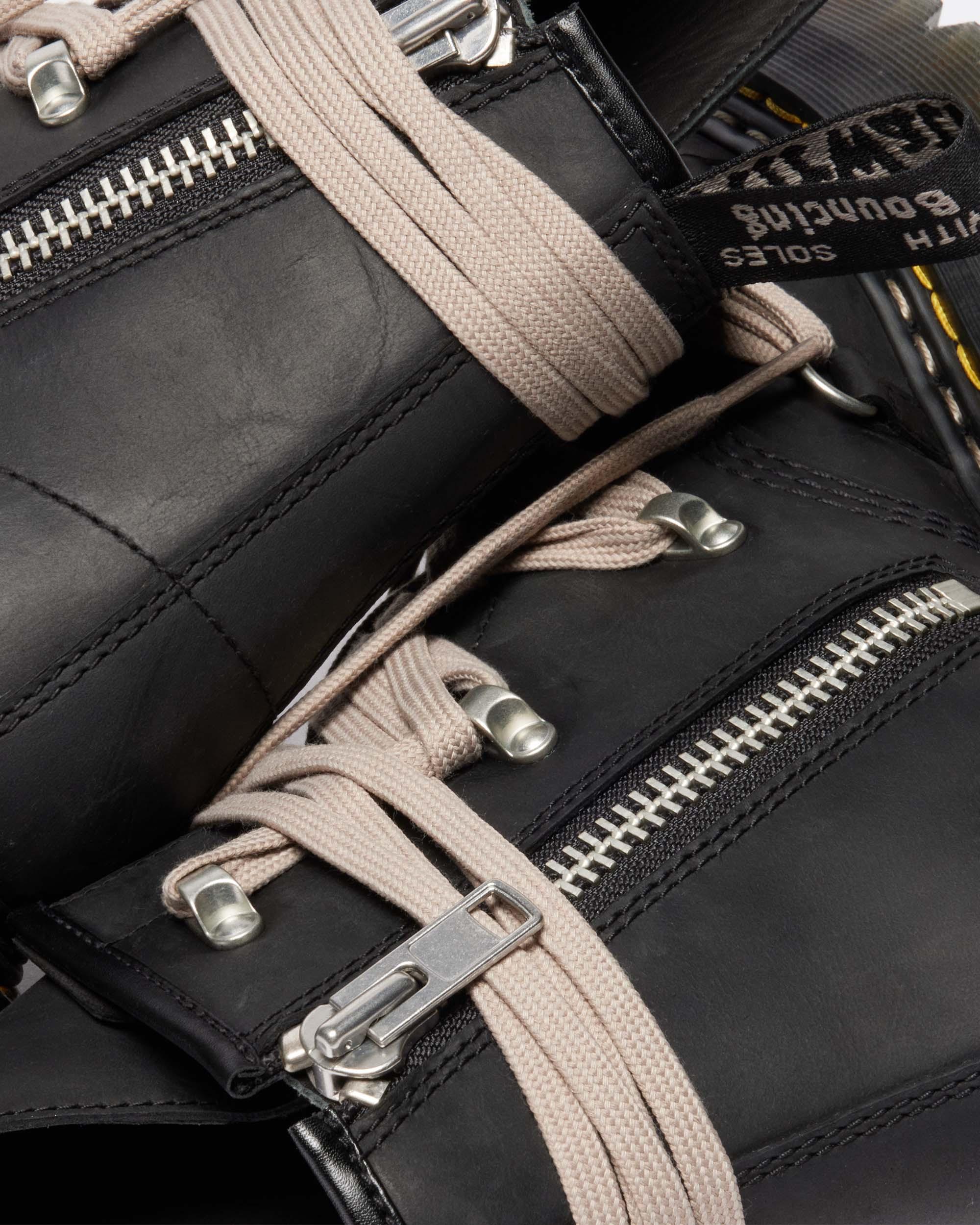 Rick Owens 1460 Megalace Leather Boots