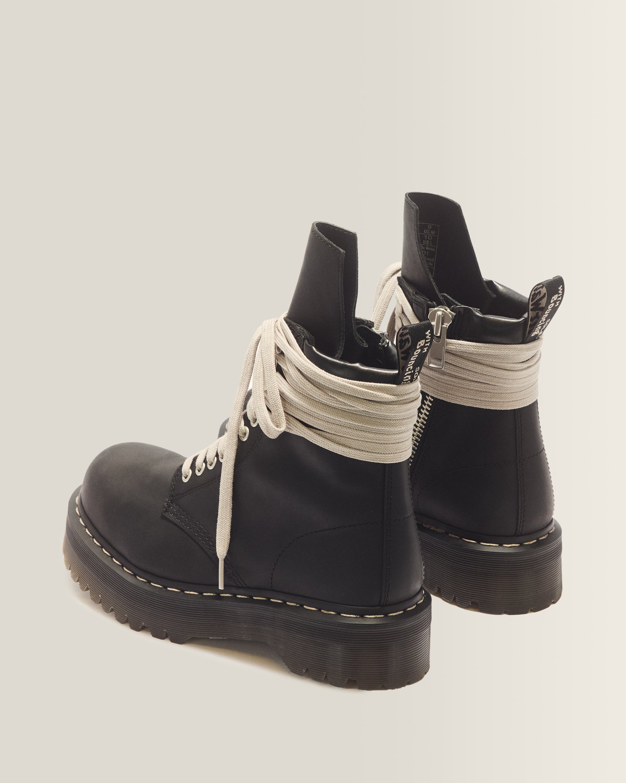 Rick Owens Steel Toe Boots