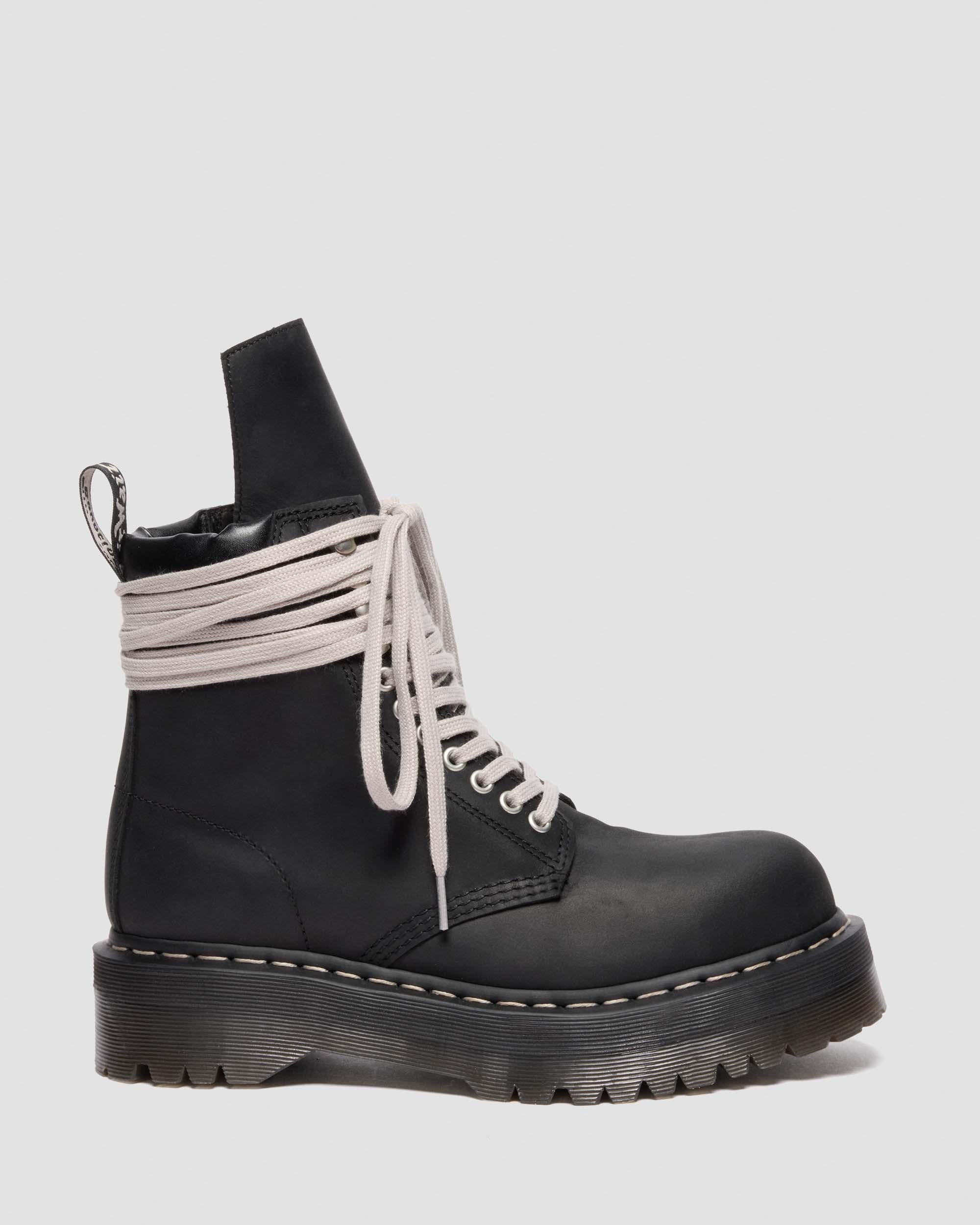 Rick Owens Steel Toe Leather Boots