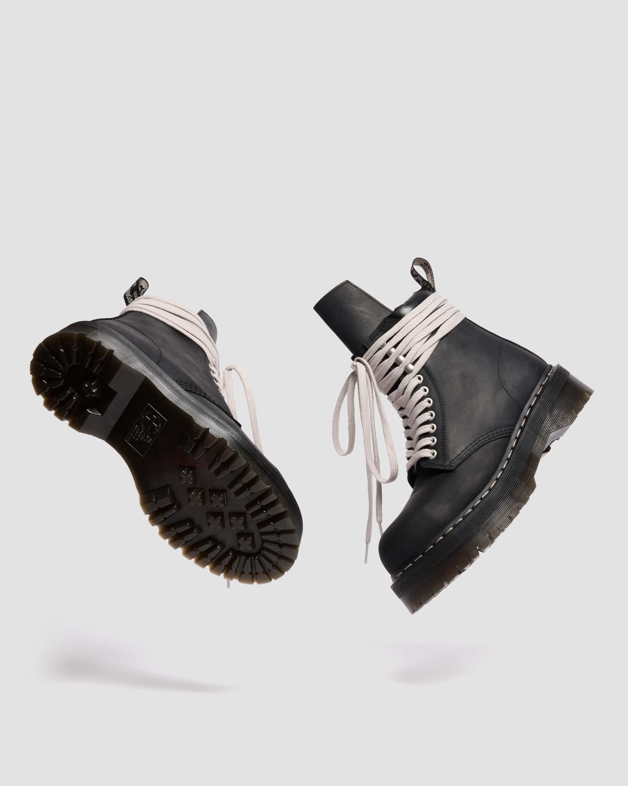 Rick Owens Steel Toe Leather Boots