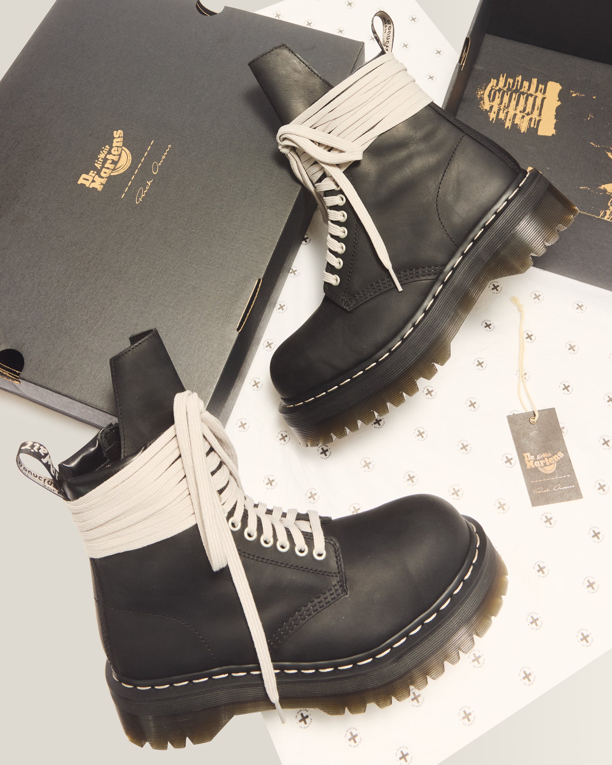 Rick Owens Steel Toe Boots